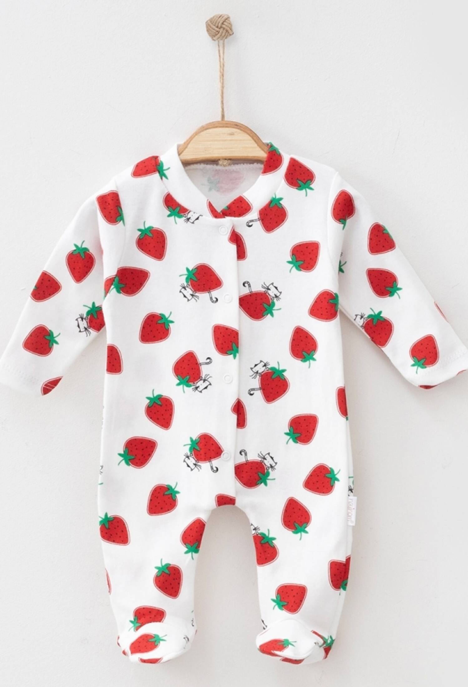 Çilek Desenli Patikli Kız Tulum - Brand: NAYINOM - Kids & Bby Clothes From Peralane Kids Turkey