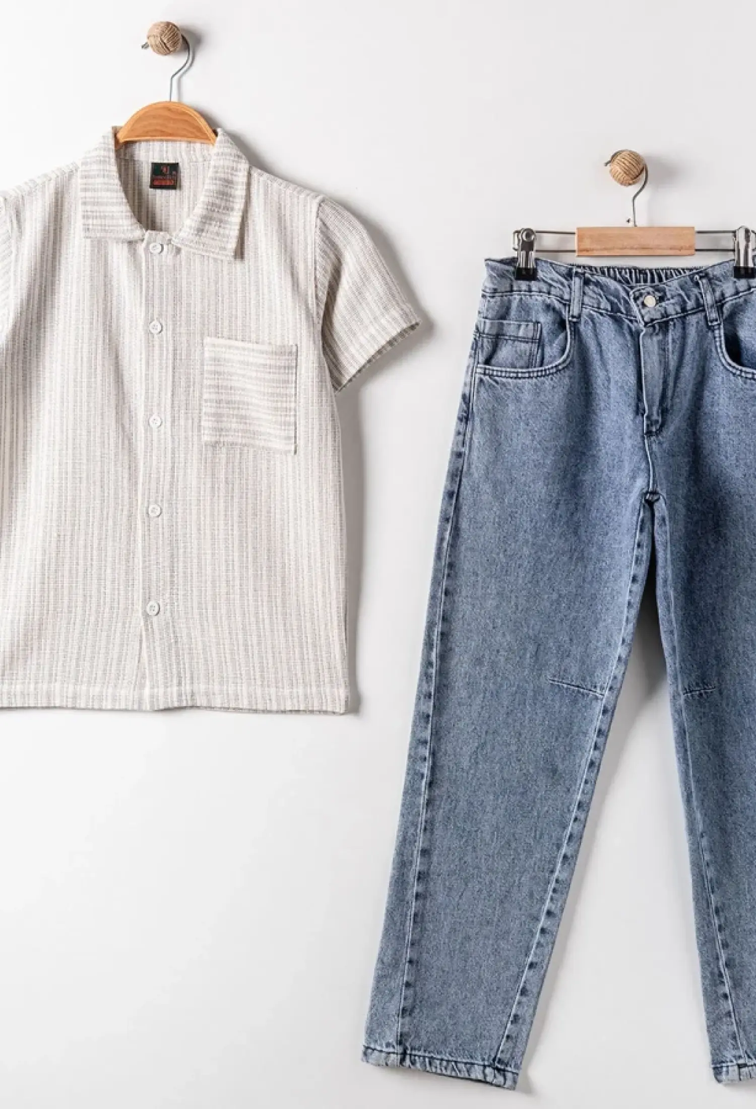 Çizgili Erkek Takım - Brand: BARKOD - Kids & Bby Clothes From Peralane Kids Turkey