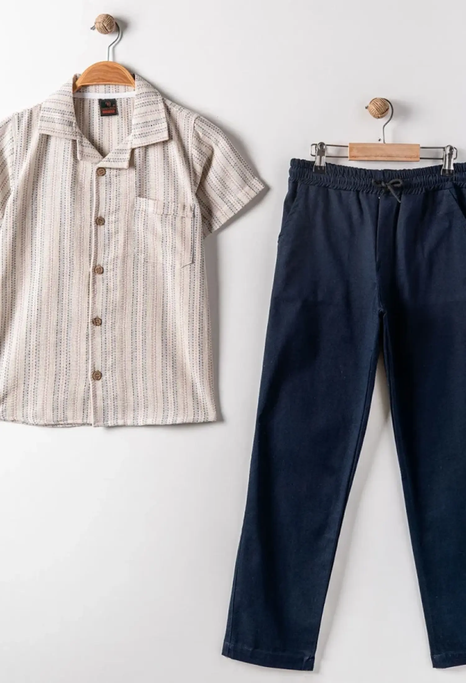 Çizgili Erkek Takım - Brand: BARKOD - Kids & Bby Clothes From Peralane Kids Turkey