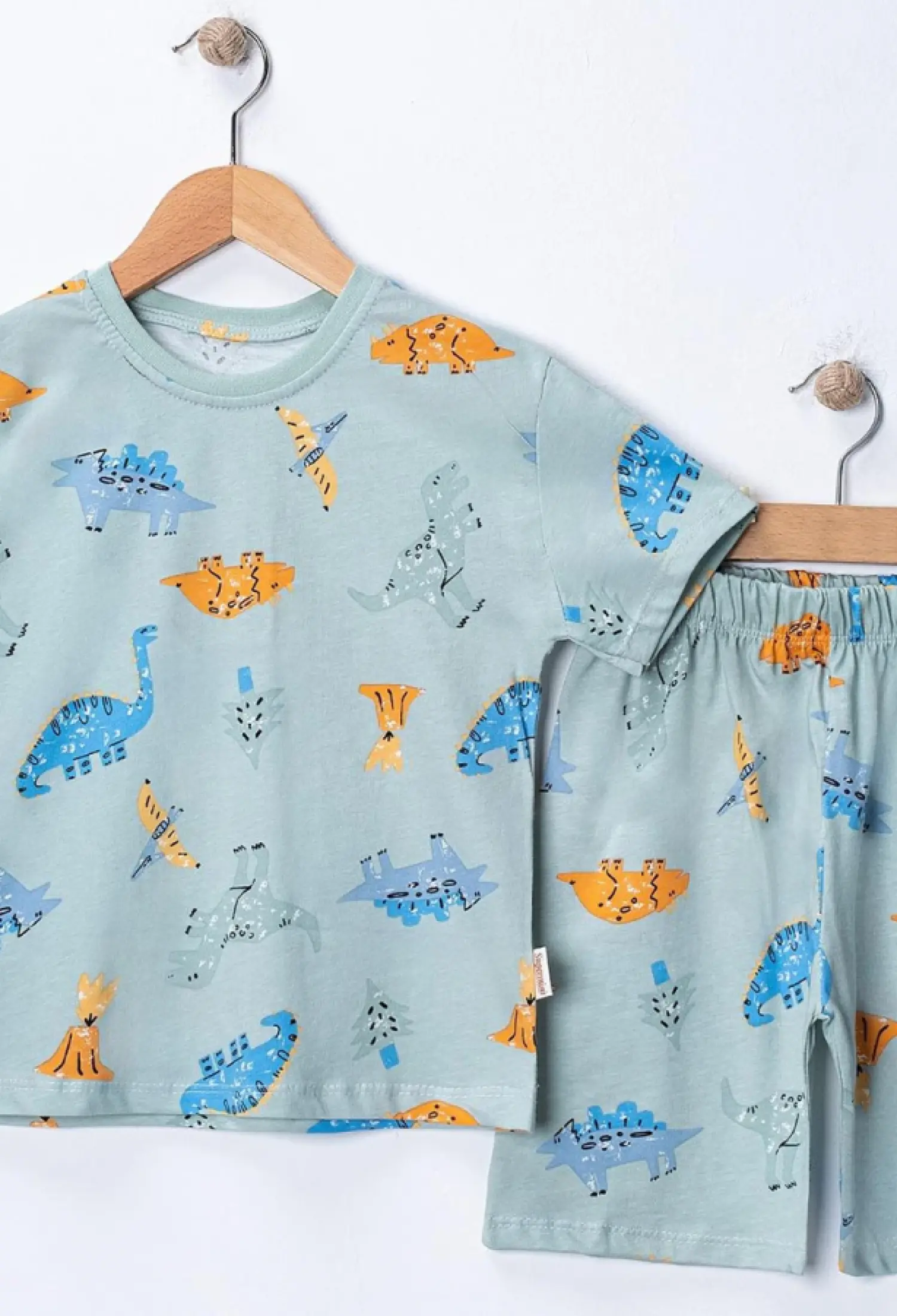 Dino Desenli Erkek Pijama Takım - Brand: SÜPERMİNİ - Kids & Bby Clothes From Peralane Kids Turkey