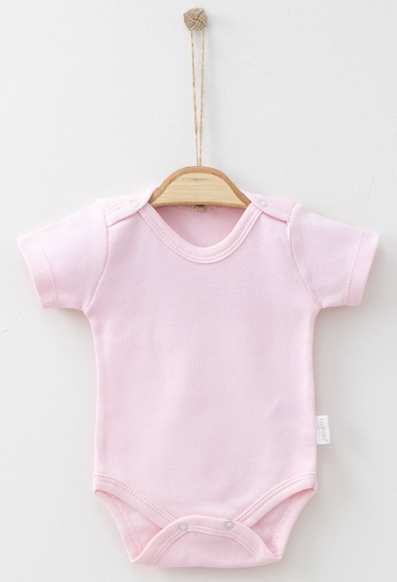 Düz Kısa Kollu Unisex Çıtçıtlı Badi - Brand: NAYINOM - Kids & Bby Clothes From Peralane Kids Turkey