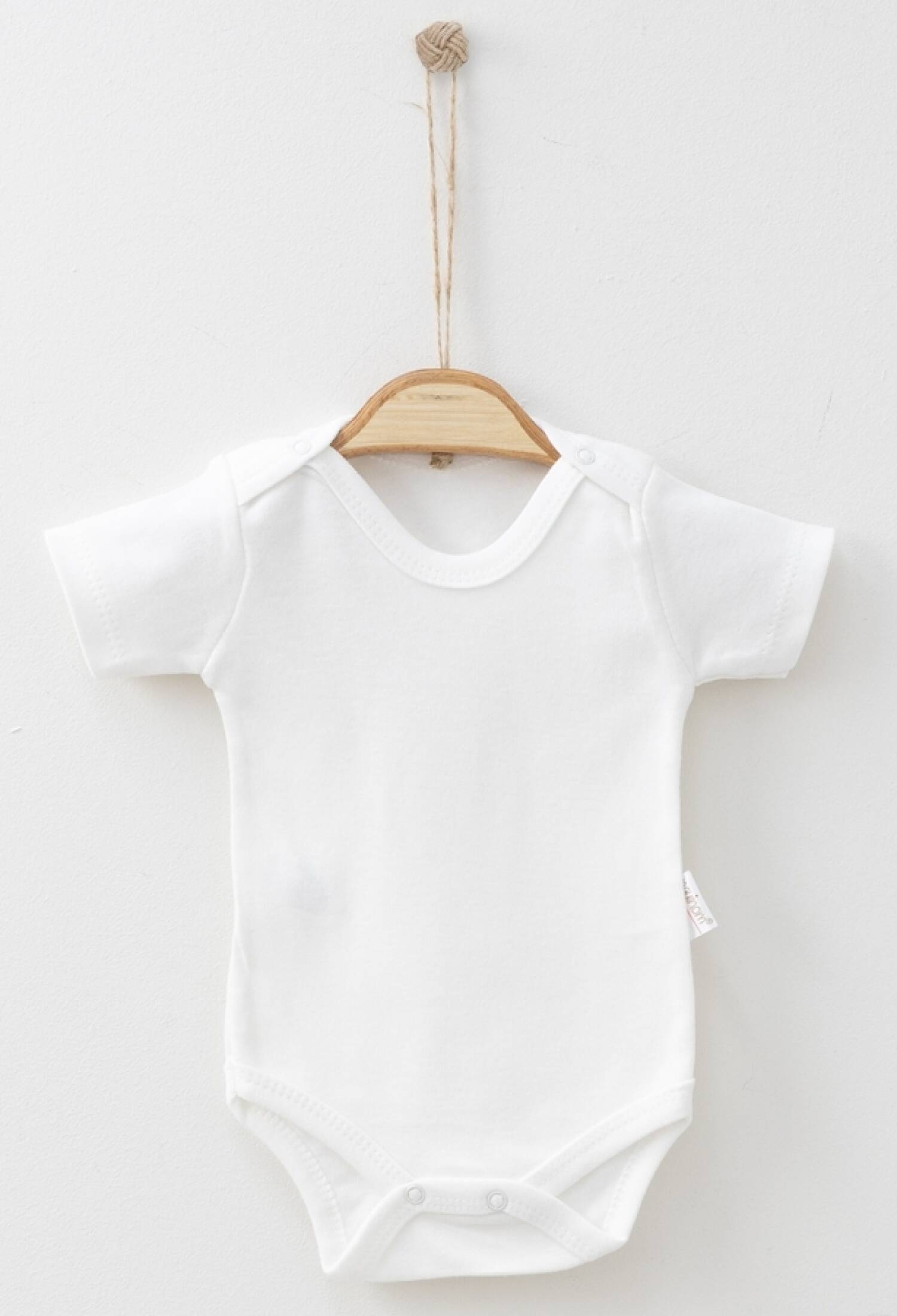 Düz Kısa Kollu Unisex Çıtçıtlı Badi - Brand: NAYINOM - Kids & Bby Clothes From Peralane Kids Turkey