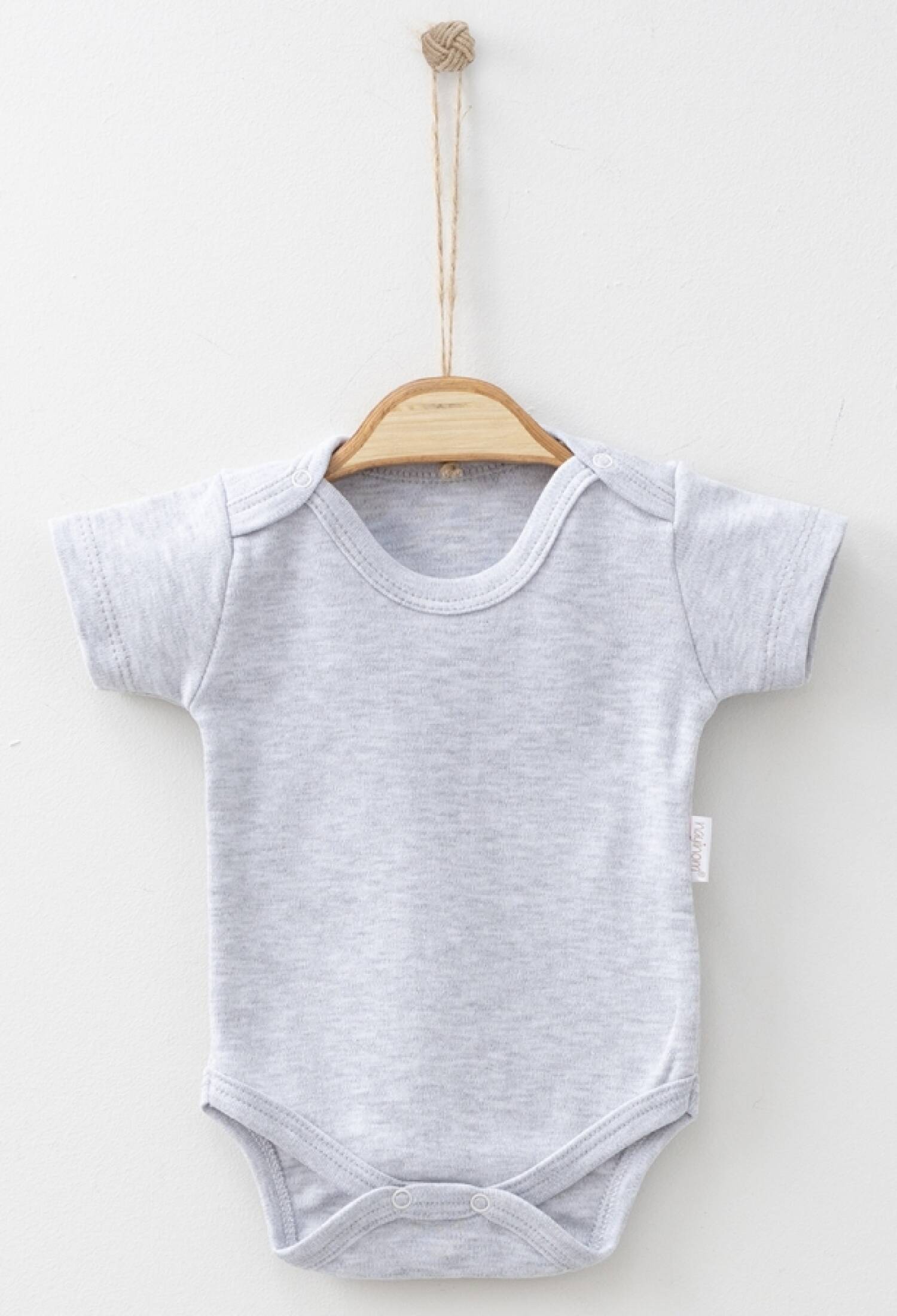 Düz Kısa Kollu Unisex Çıtçıtlı Badi - Brand: NAYINOM - Kids & Bby Clothes From Peralane Kids Turkey