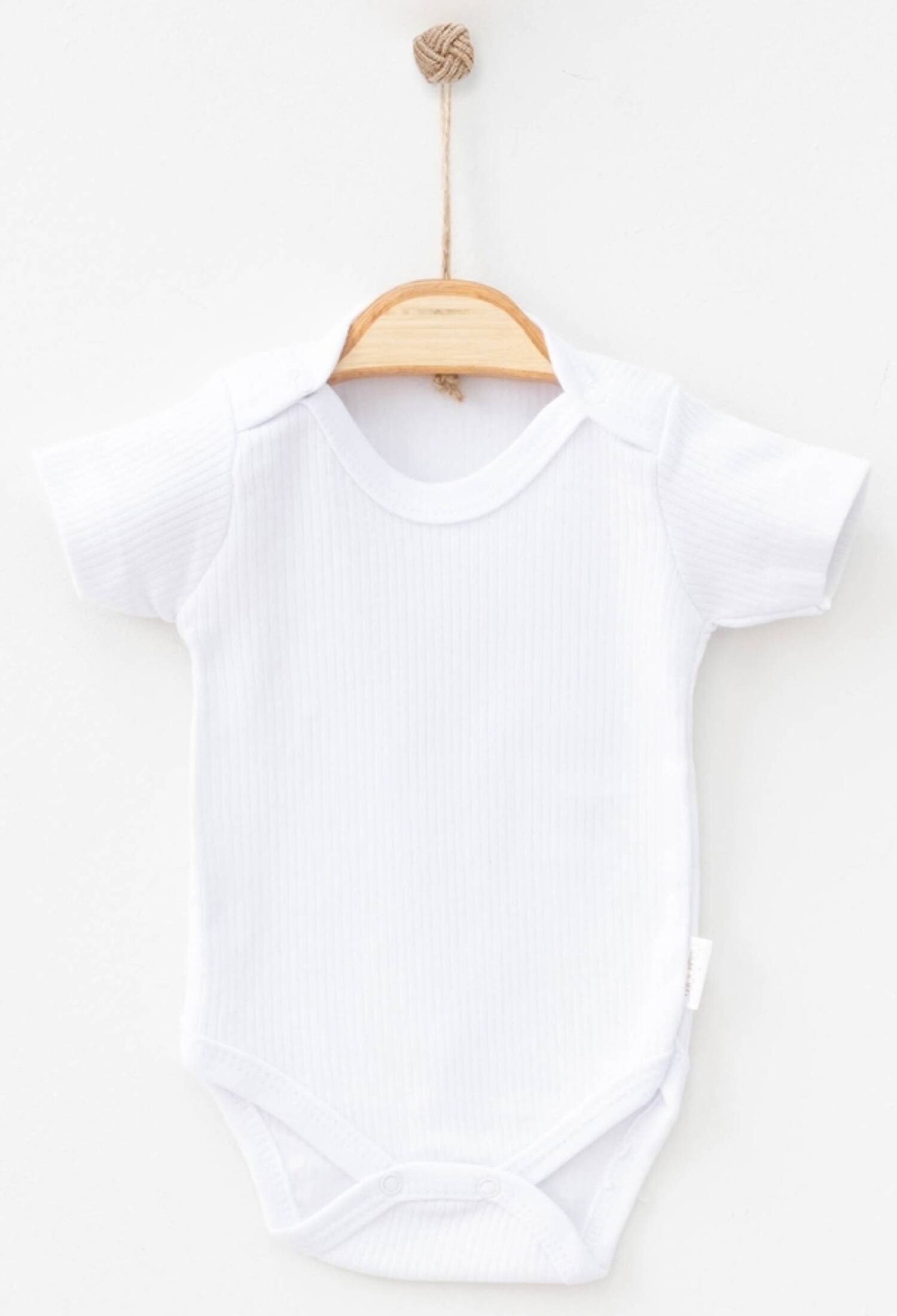 Düz Raporlu Kısa Kollu Unisex Çıtçıtlı Badi - Brand: NAYINOM - Kids & Bby Clothes From Peralane Kids Turkey