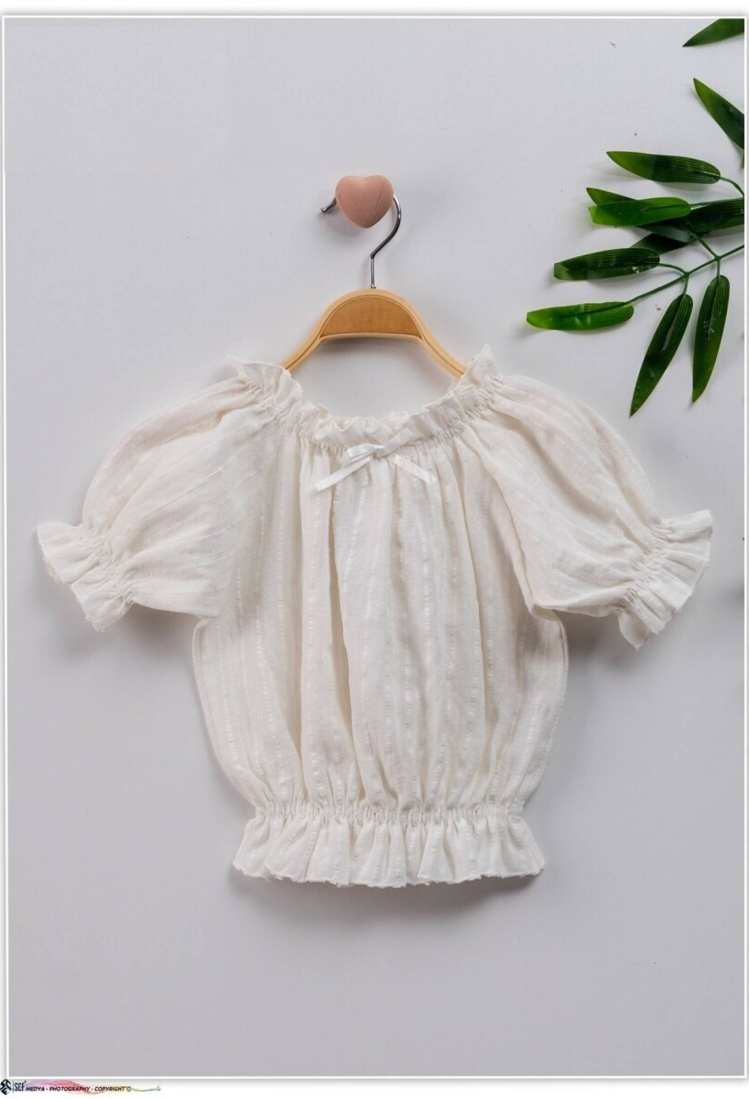 EKRU BLUZ 1016-221077 - 1016-221077 - Brand: Büşra Bebe - Kids & Bby Clothes From Peralane Kids Turkey