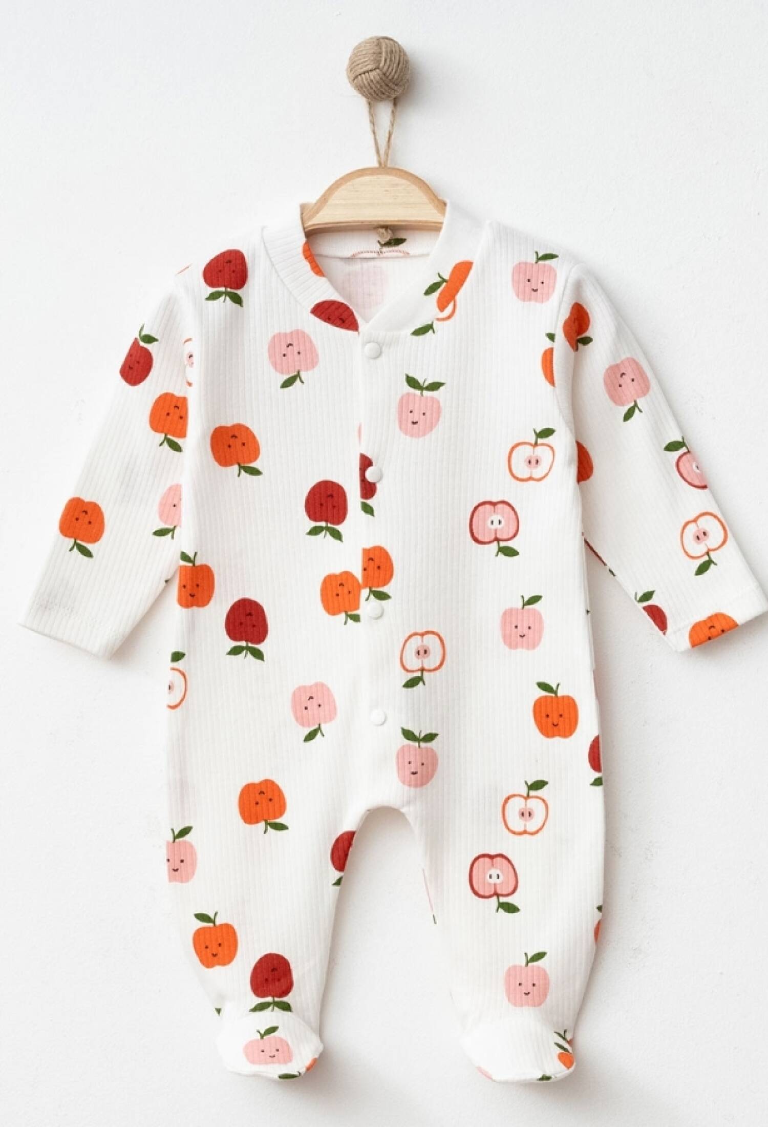 Elma Desenli Patikli Kız Tulum - Brand: NAYINOM - Kids & Bby Clothes From Peralane Kids Turkey