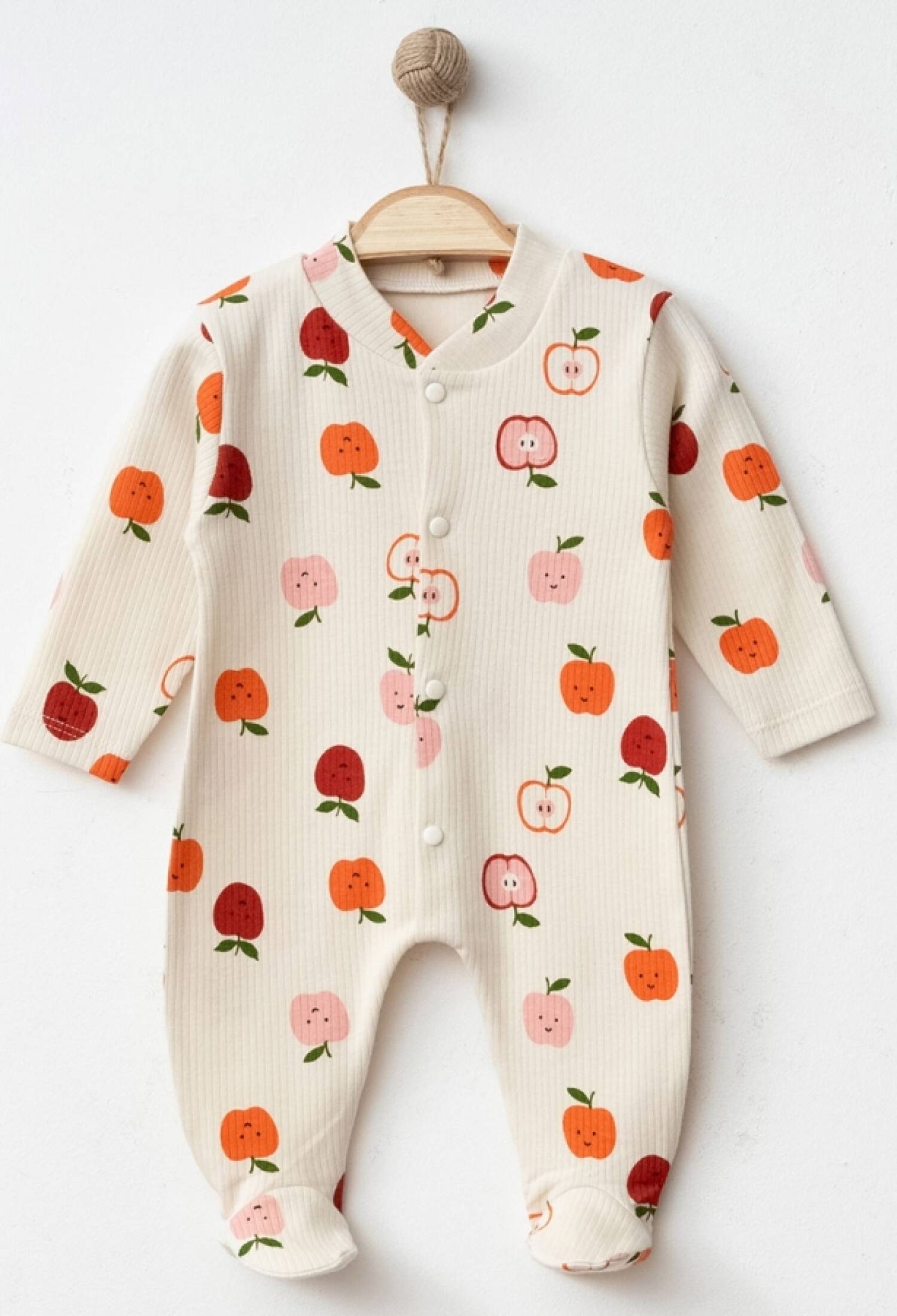 Elma Desenli Patikli Kız Tulum - Brand: NAYINOM - Kids & Bby Clothes From Peralane Kids Turkey