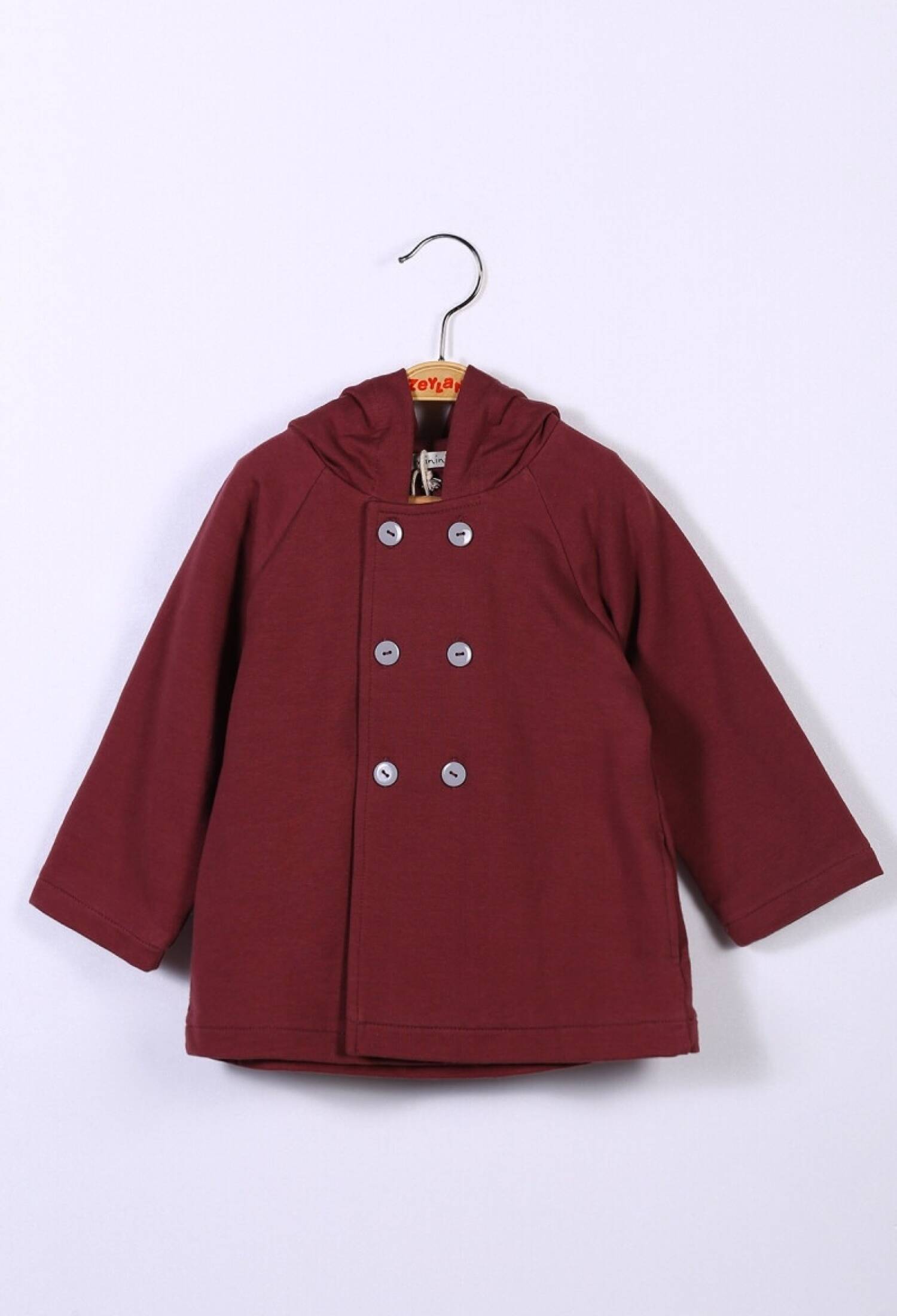 Erkek Çocuk Kapüşonlu Dokuma Bordo Ceket (2-7yaş) 1070-232M3BZO21 - 1070-232M3BZO21 - Brand: Zeyland - Kids & Bby Clothes From Peralane Kids Turkey