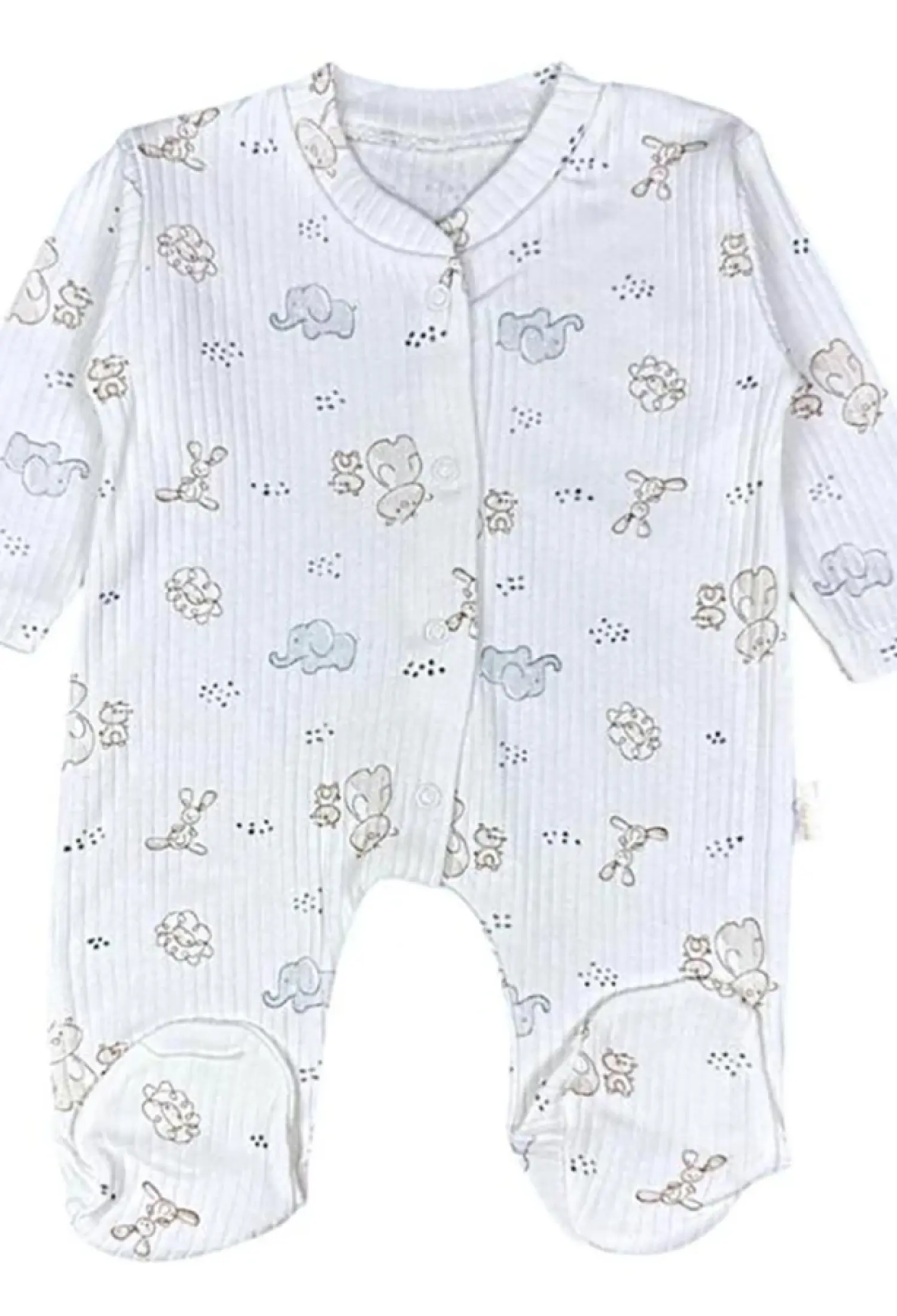 Fil Desenli Erkek Bebe Tulum - Brand: SÜPERMİNİ - Kids & Bby Clothes From Peralane Kids Turkey