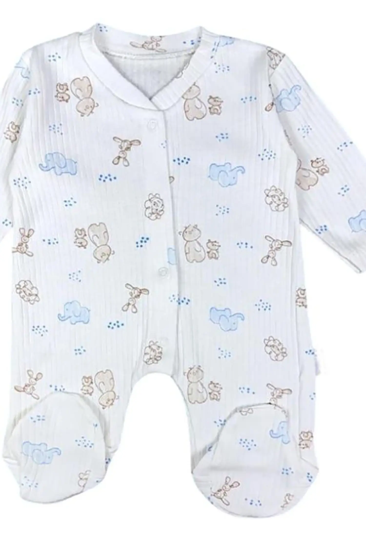 Fil Desenli Erkek Bebe Tulum - Brand: SÜPERMİNİ - Kids & Bby Clothes From Peralane Kids Turkey