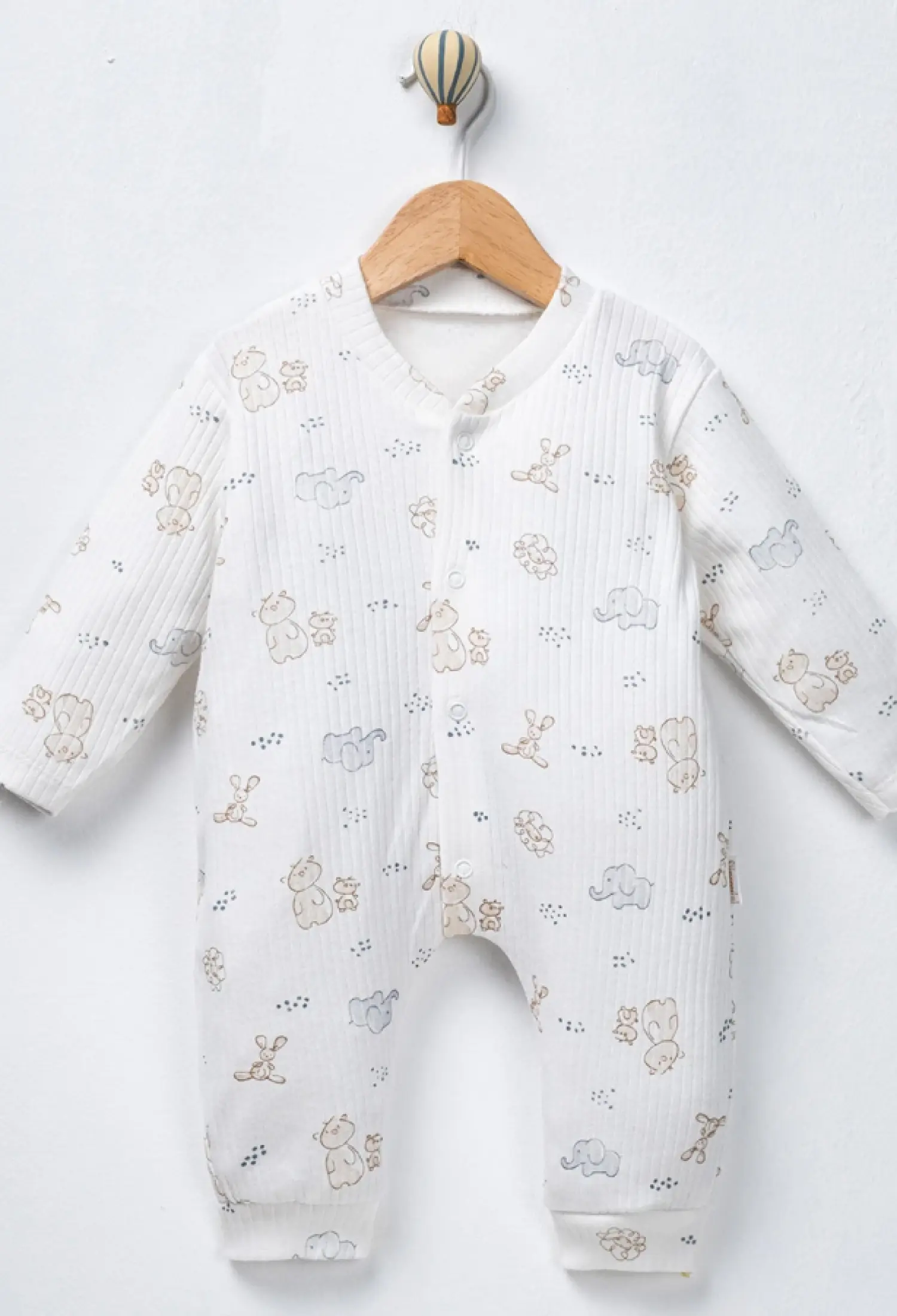 Fil Desenli Erkek Bebe Tulum - Brand: SÜPERMİNİ - Kids & Bby Clothes From Peralane Kids Turkey