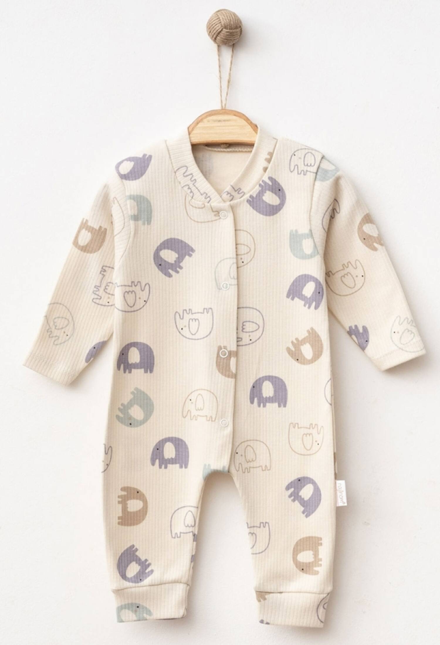 Fil Desenli Raporlu Erkek Bebe Tulum - Brand: NAYINOM - Kids & Bby Clothes From Peralane Kids Turkey