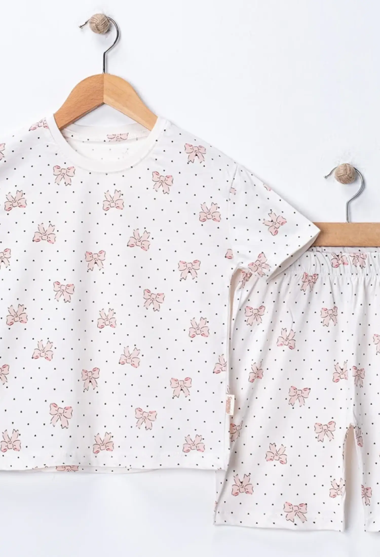 Fiyonk Desenli Kız Pijama Takım - Brand: SÜPERMİNİ - Kids & Bby Clothes From Peralane Kids Turkey