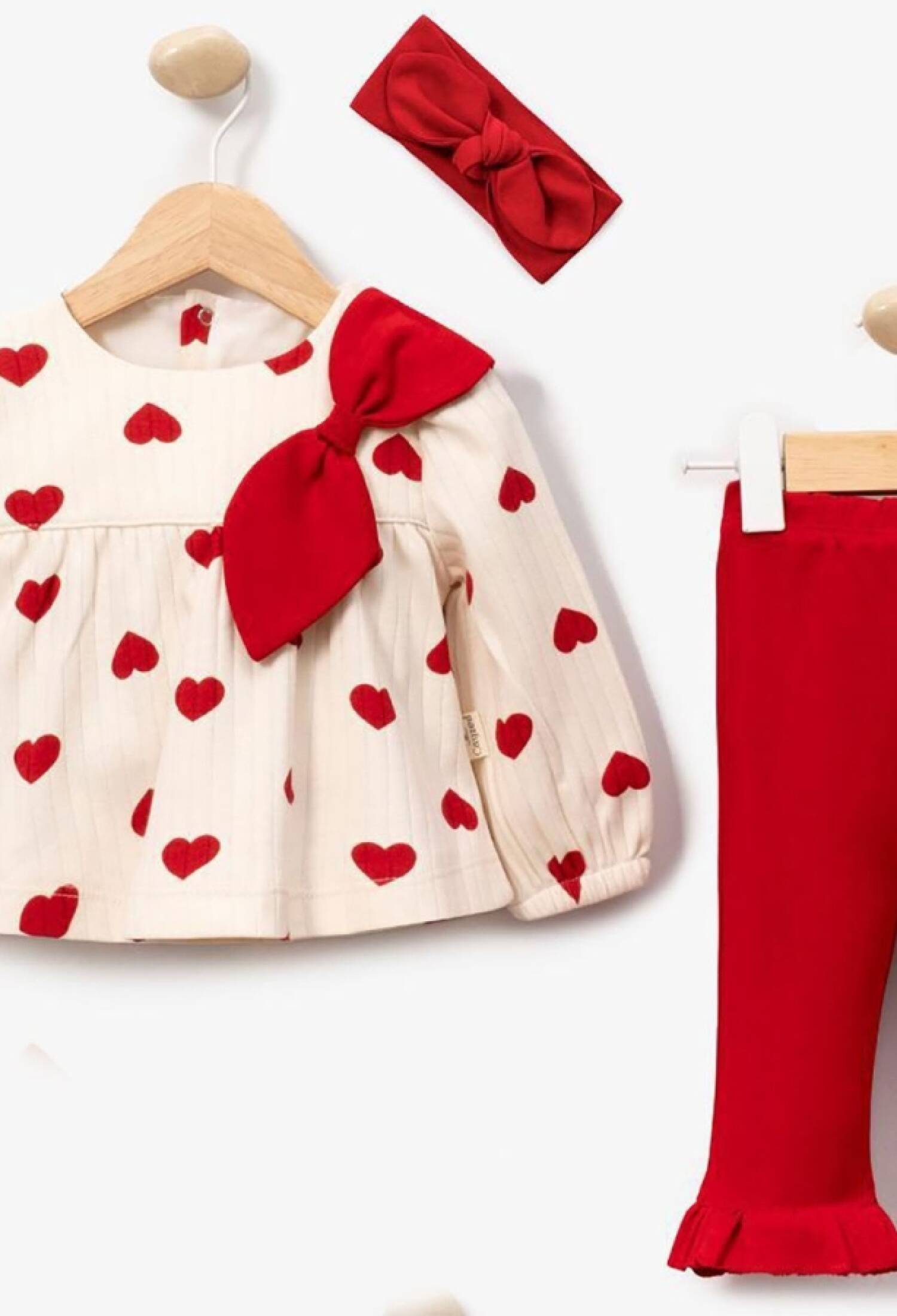 Fiyonk Detaylı Kız Bebe Takım - Brand: CAYZEN - Kids & Bby Clothes From Peralane Kids Turkey