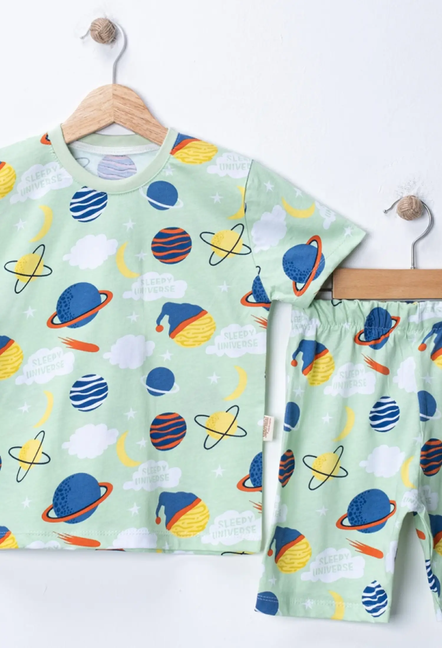 Gezegen Desenli Erkek Pijama Takım - Brand: SÜPERMİNİ - Kids & Bby Clothes From Peralane Kids Turkey
