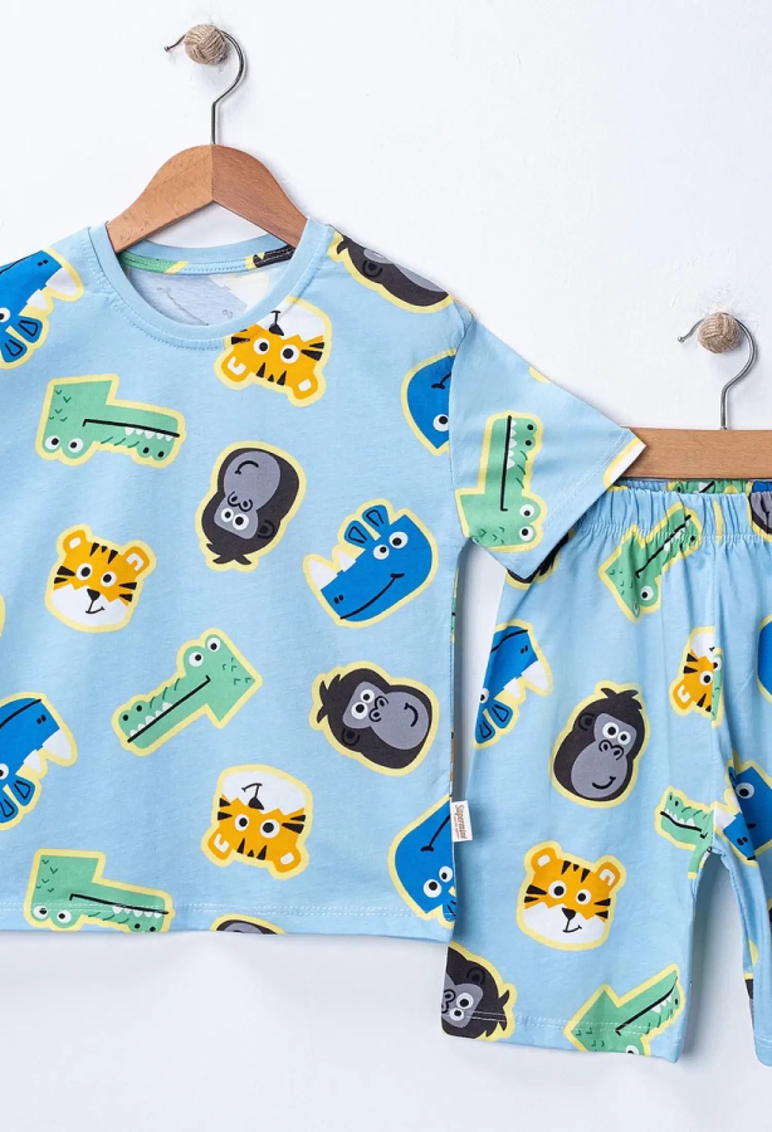Goril Desenli Erkek Pijama Takım - Brand: SÜPERMİNİ - Kids & Bby Clothes From Peralane Kids Turkey