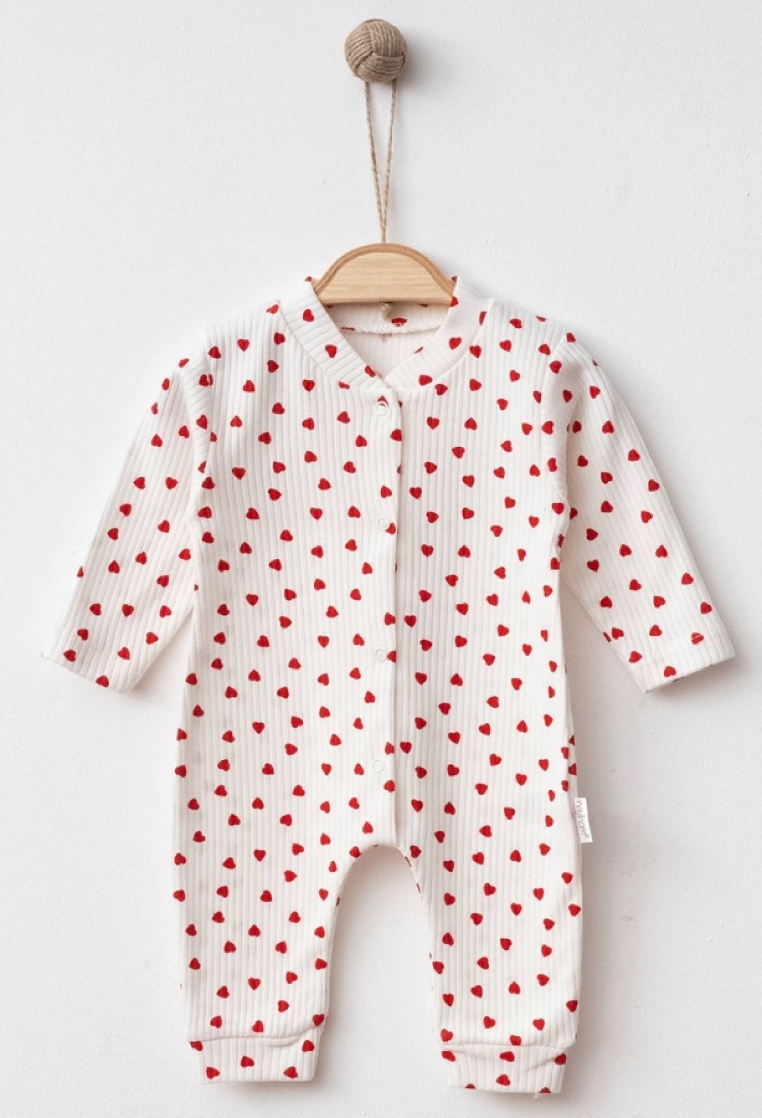 Kalp Desenli Kız Bebe Tulum - Brand: NAYINOM - Kids & Bby Clothes From Peralane Kids Turkey