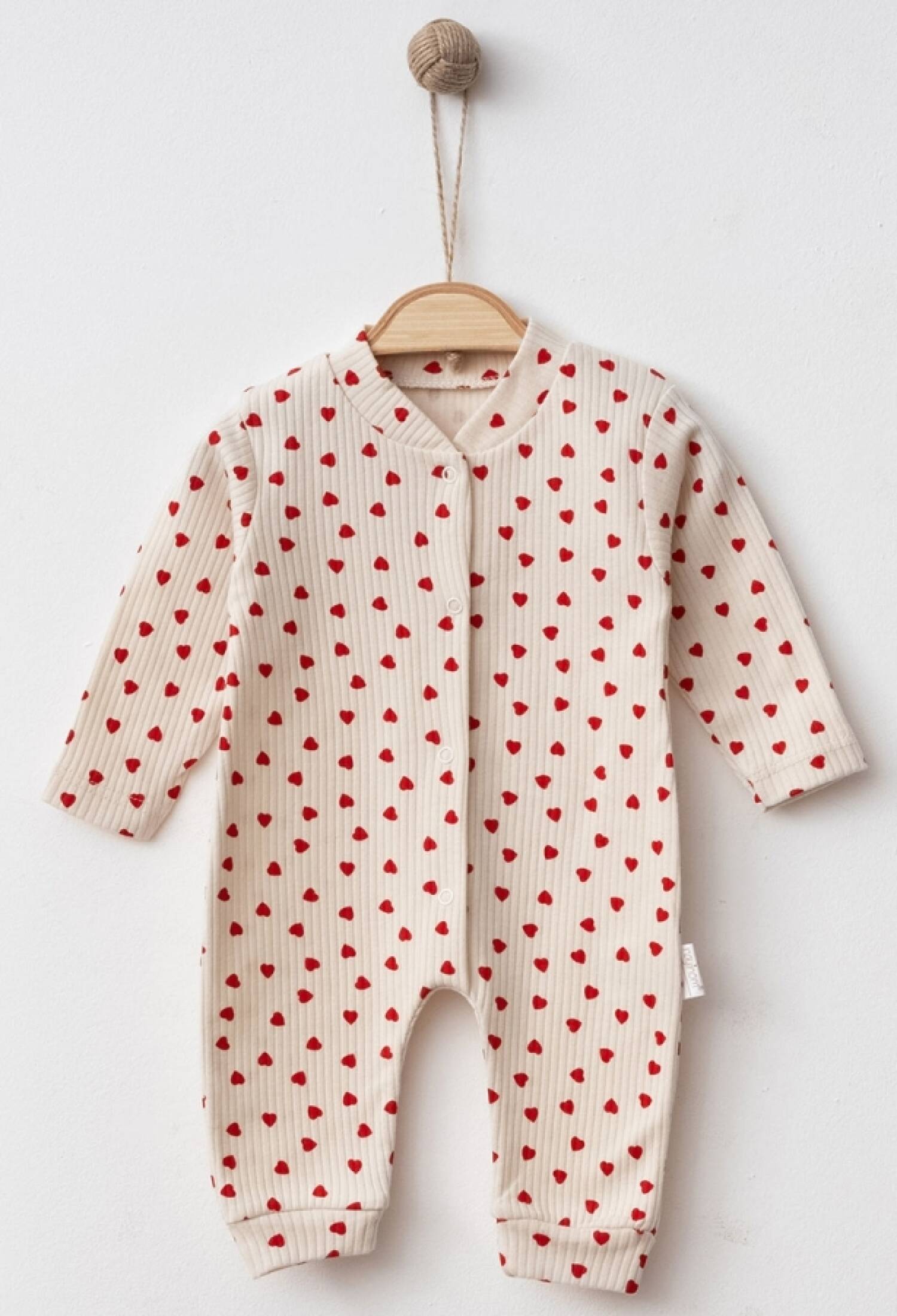 Kalp Desenli Kız Bebe Tulum - Brand: NAYINOM - Kids & Bby Clothes From Peralane Kids Turkey