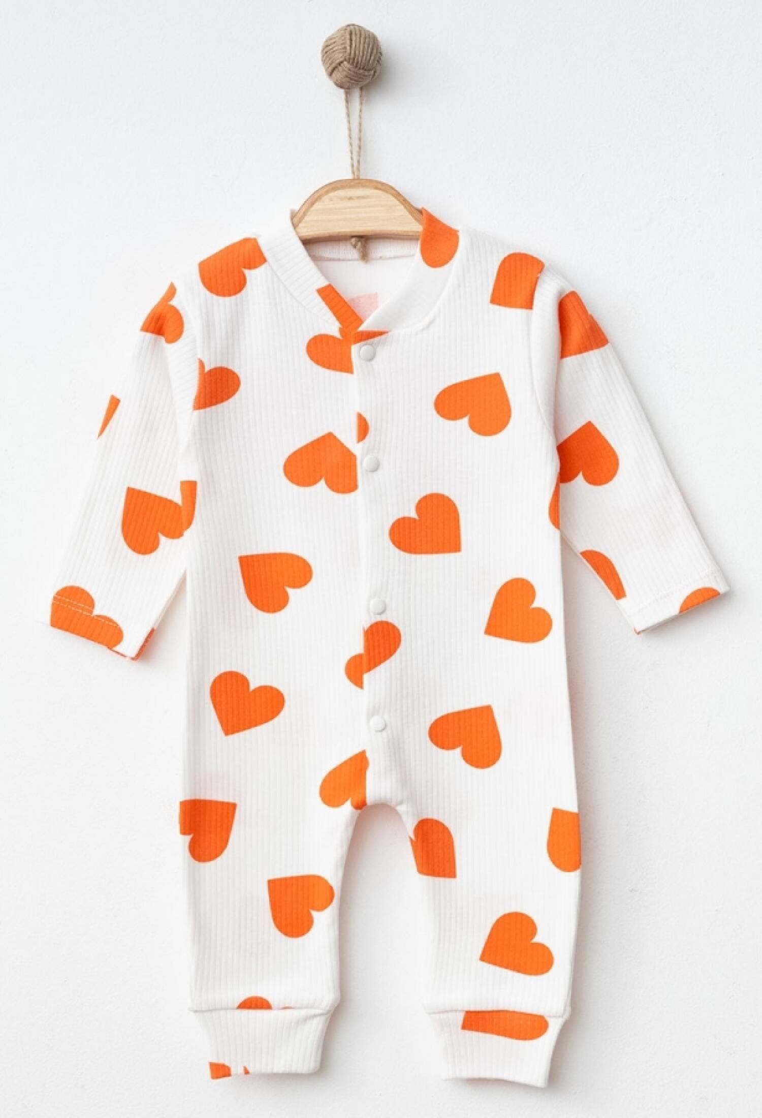 Kalp Desenli Kız Tulum - Brand: NAYINOM - Kids & Bby Clothes From Peralane Kids Turkey