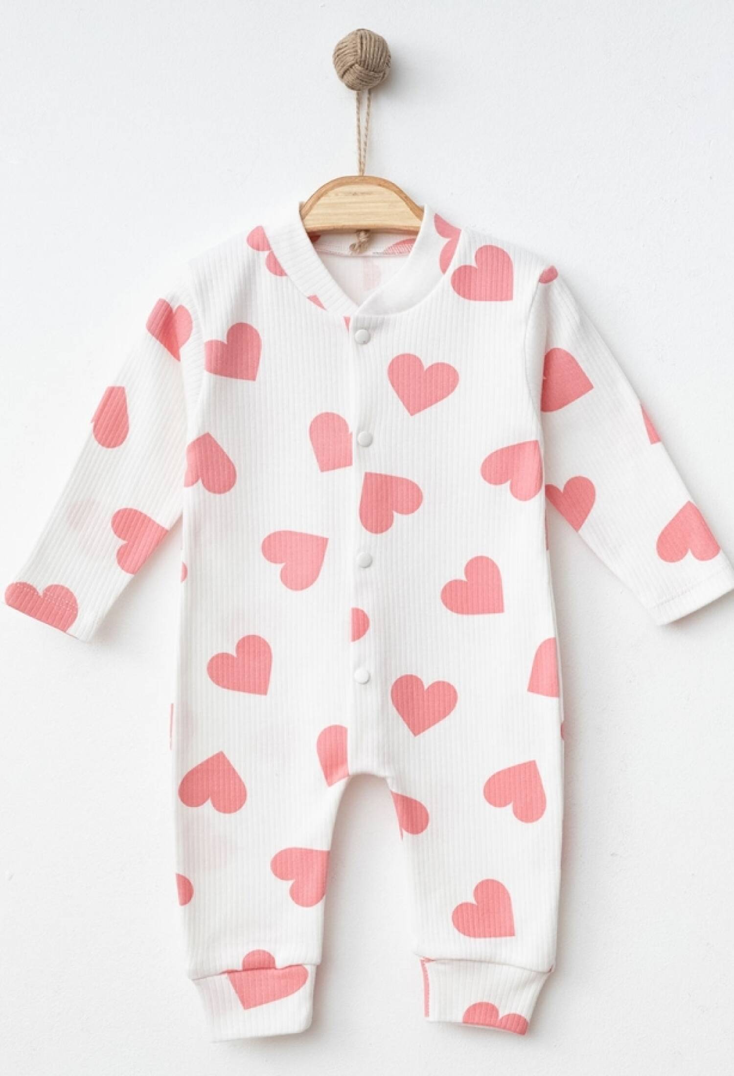 Kalp Desenli Kız Tulum - Brand: NAYINOM - Kids & Bby Clothes From Peralane Kids Turkey