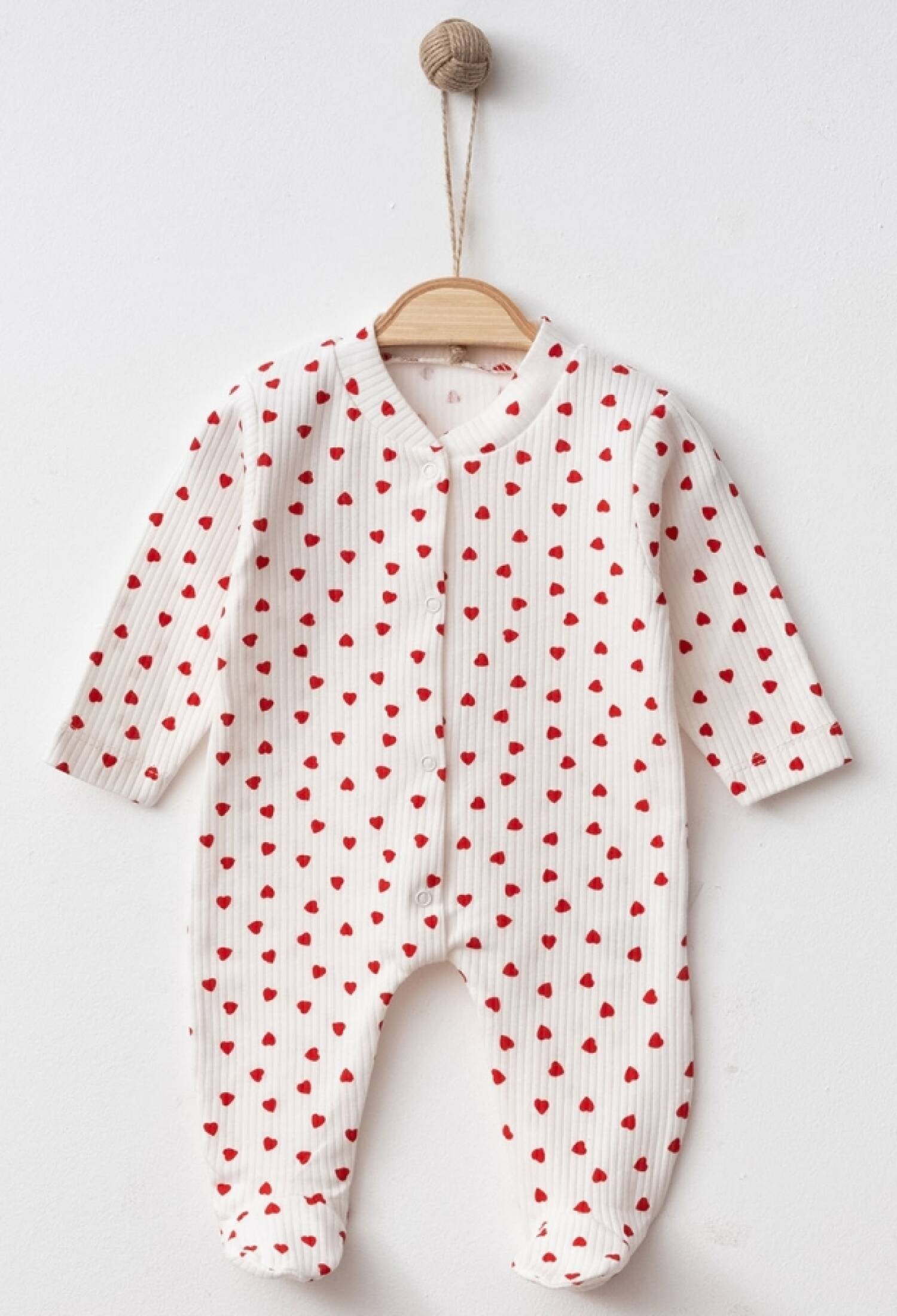 Kalp Desenli Raporlu Patikli Kız Bebe Tulum - Brand: NAYINOM - Kids & Bby Clothes From Peralane Kids Turkey