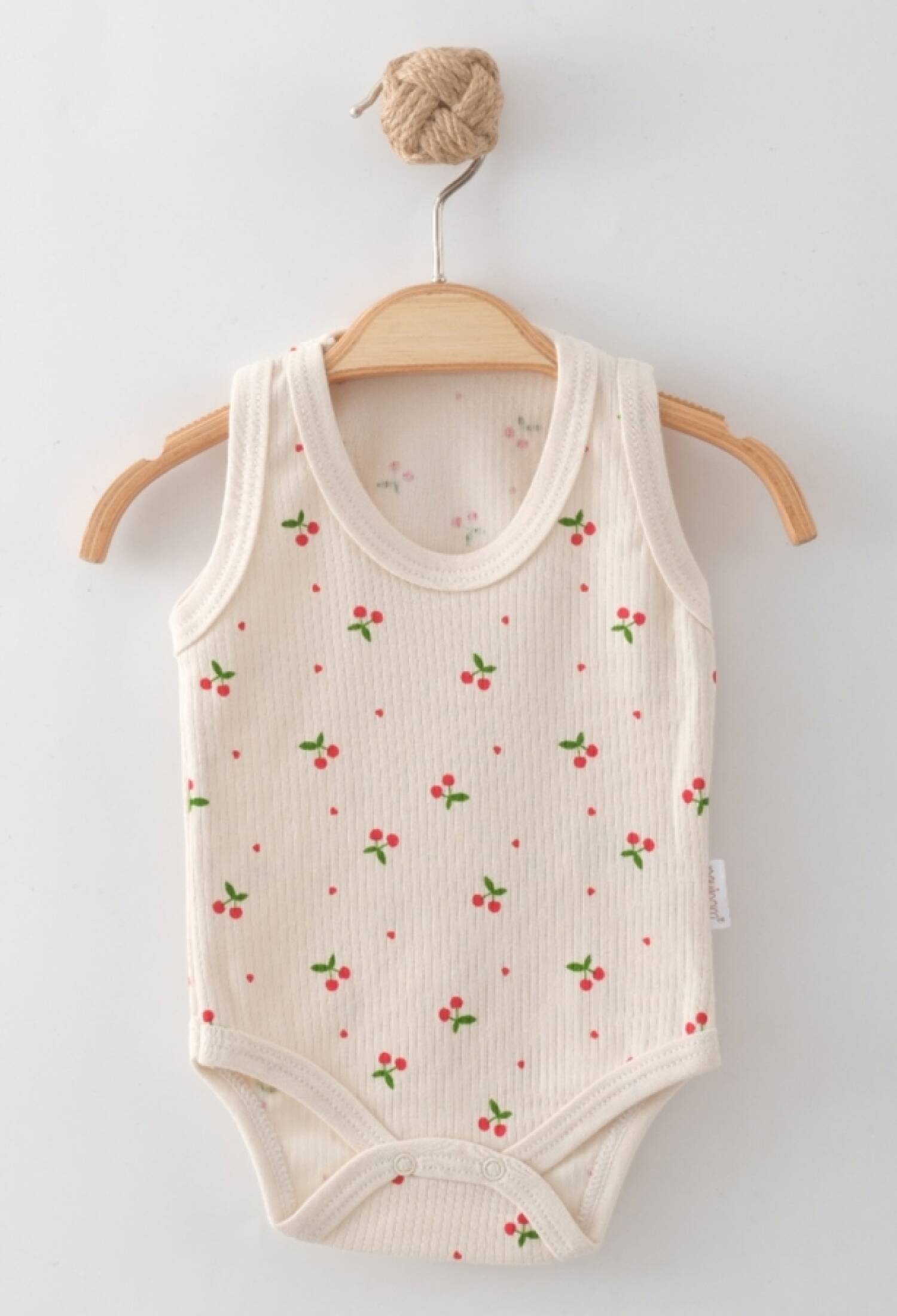 Kiraz Desenli Kız Bebe Çıtcıtlı Badi - Brand: NAYINOM - Kids & Bby Clothes From Peralane Kids Turkey