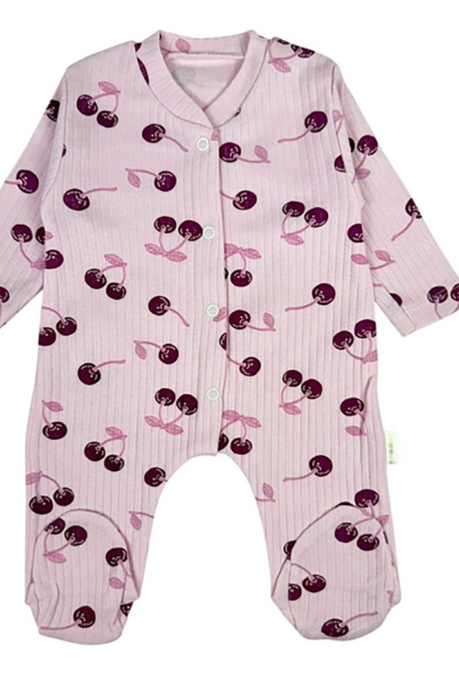 Kiraz Desenli Kız Bebe Tulum - Brand: SÜPERMİNİ - Kids & Bby Clothes From Peralane Kids Turkey