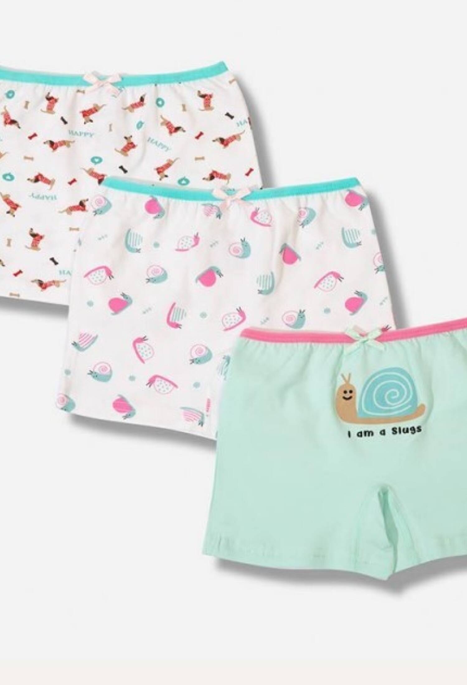 Kız Çocuk Boxer 15'li 1064-DFN-B038-22 - 1064-DFN-B038-22 - Brand: Defne - Kids & Bby Clothes From Peralane Kids Turkey
