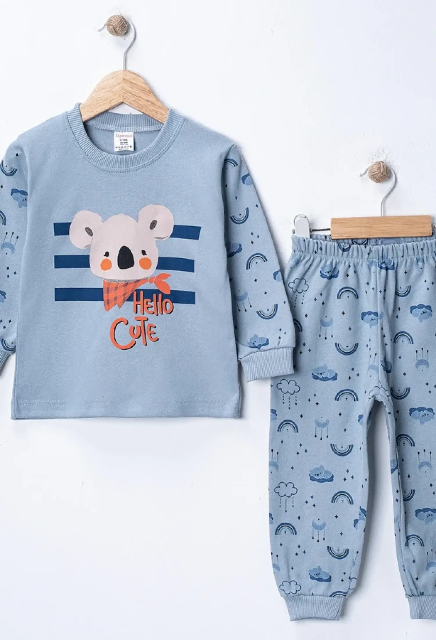 Koala Baskılı Erkek Pijama Takım - Brand: SÜPERMİNİ - Kids & Bby Clothes From Peralane Kids Turkey