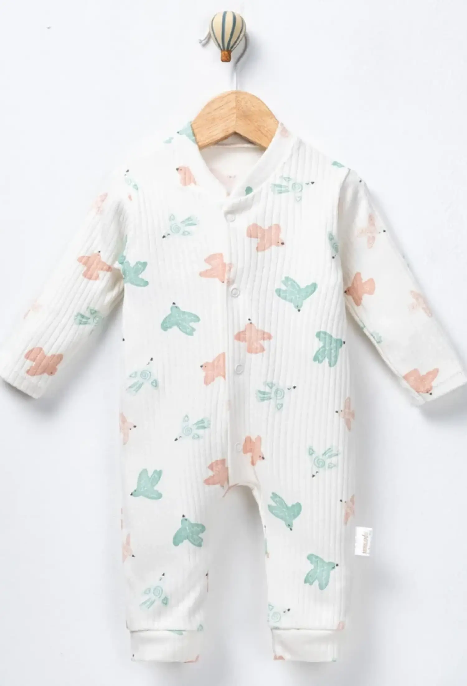 Kuş Desenli Kız Bebe Tulum - Brand: SÜPERMİNİ - Kids & Bby Clothes From Peralane Kids Turkey