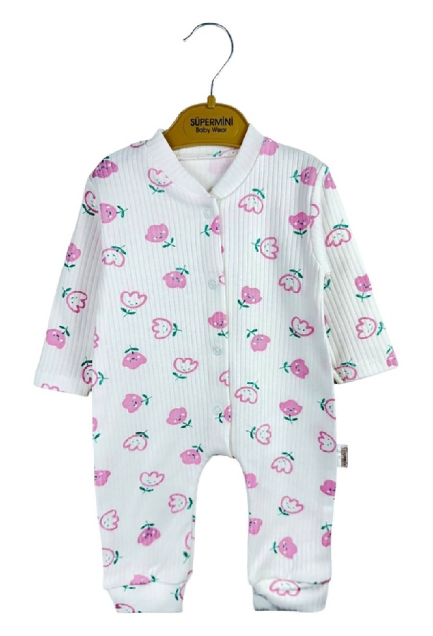 Lale Desenli Kız Pijama Takım - Brand: SÜPERMİNİ - Kids & Bby Clothes From Peralane Kids Turkey