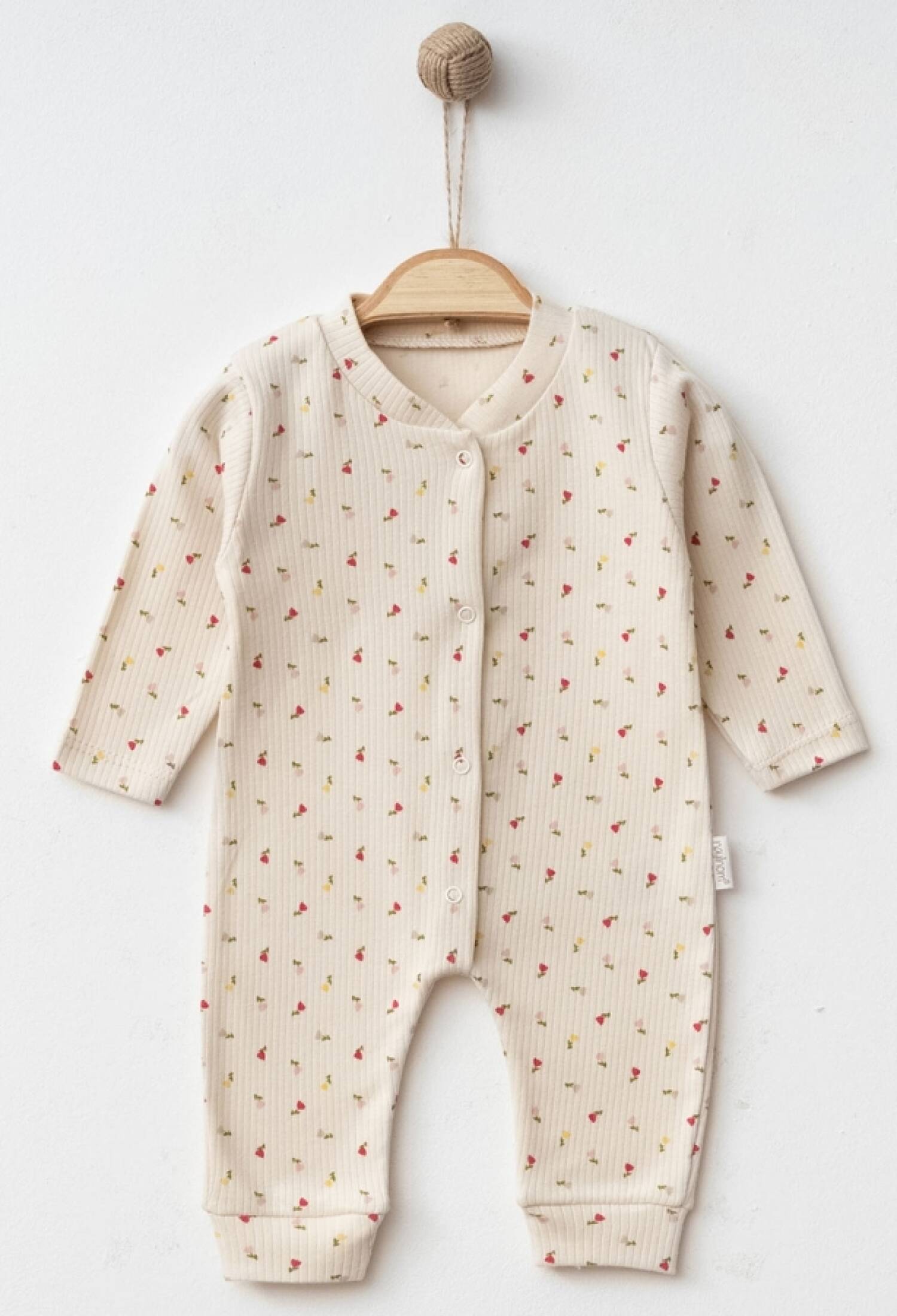 Lale Desenli Raporlu Kız Bebe Tulum - Brand: NAYINOM - Kids & Bby Clothes From Peralane Kids Turkey