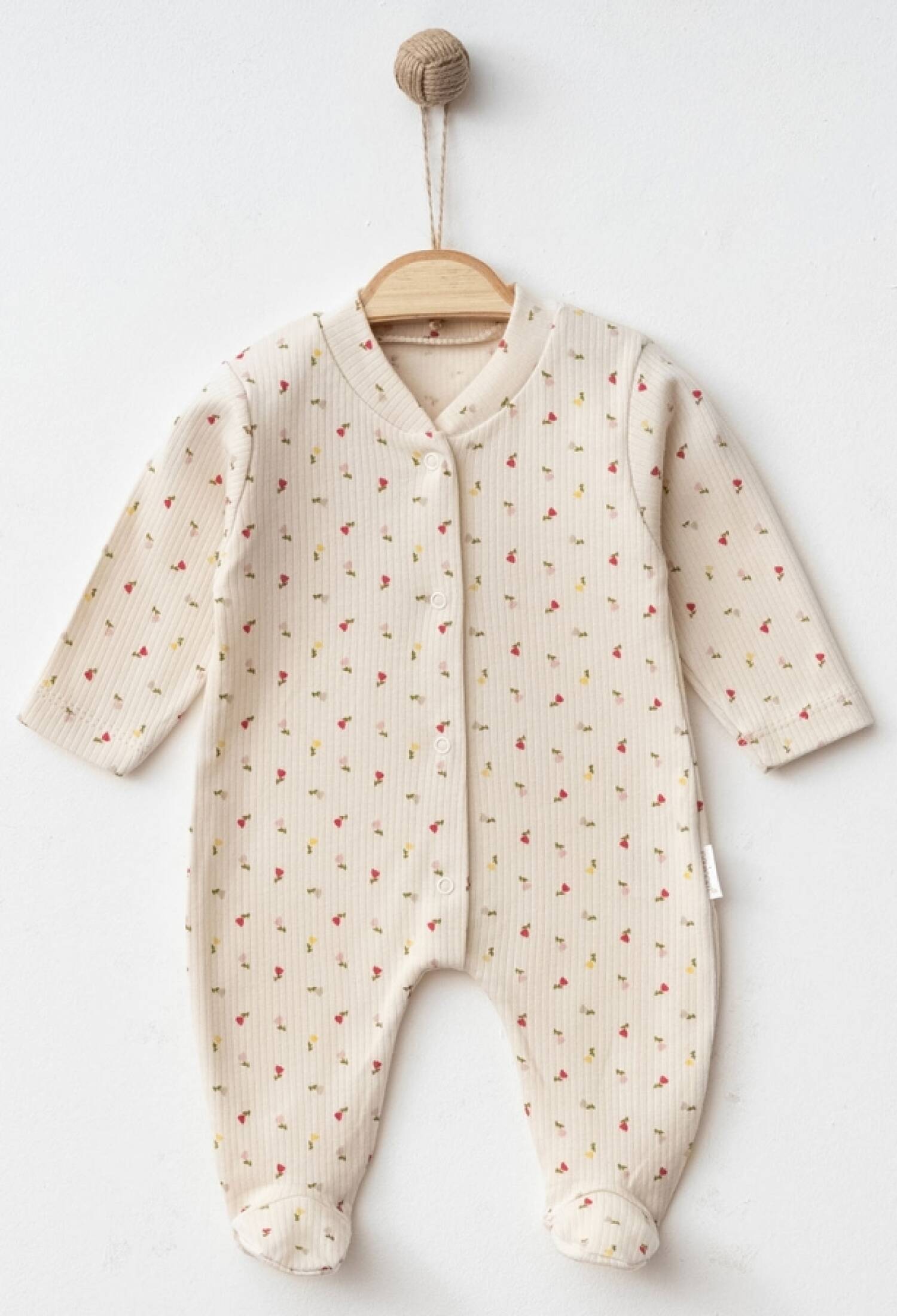 Lale Desenli Raporlu Patikli Kız Bebe Tulum - Brand: NAYINOM - Kids & Bby Clothes From Peralane Kids Turkey