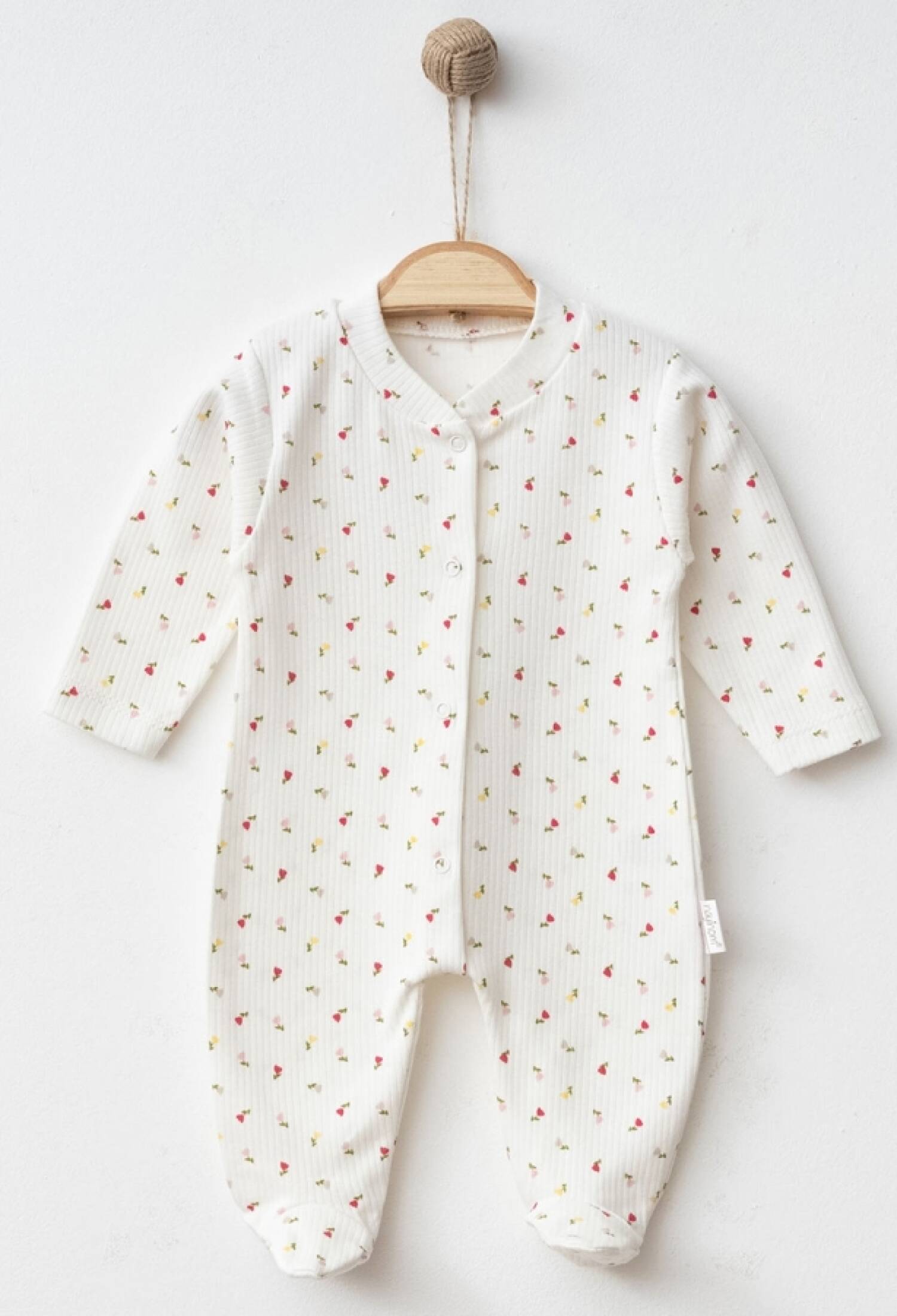 Lale Desenli Raporlu Patikli Kız Bebe Tulum - Brand: NAYINOM - Kids & Bby Clothes From Peralane Kids Turkey