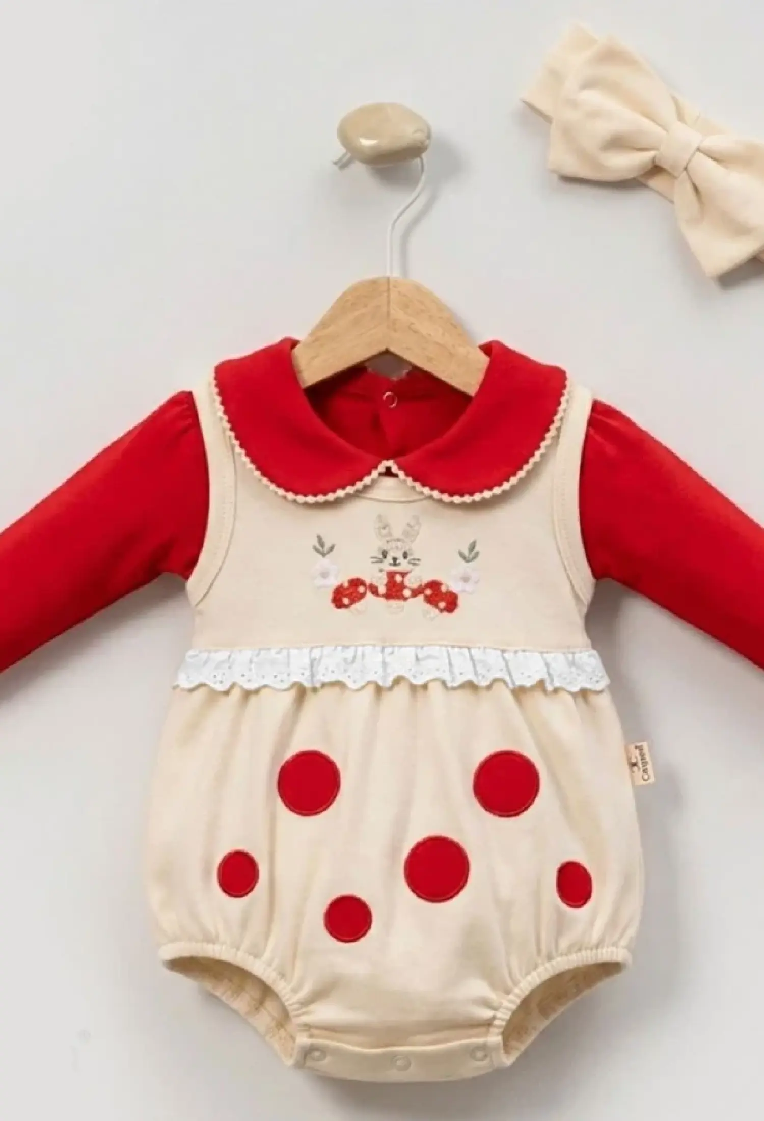 Mantar Nakışlı Kız Romper - Brand: CAYZEN - Kids & Bby Clothes From Peralane Kids Turkey