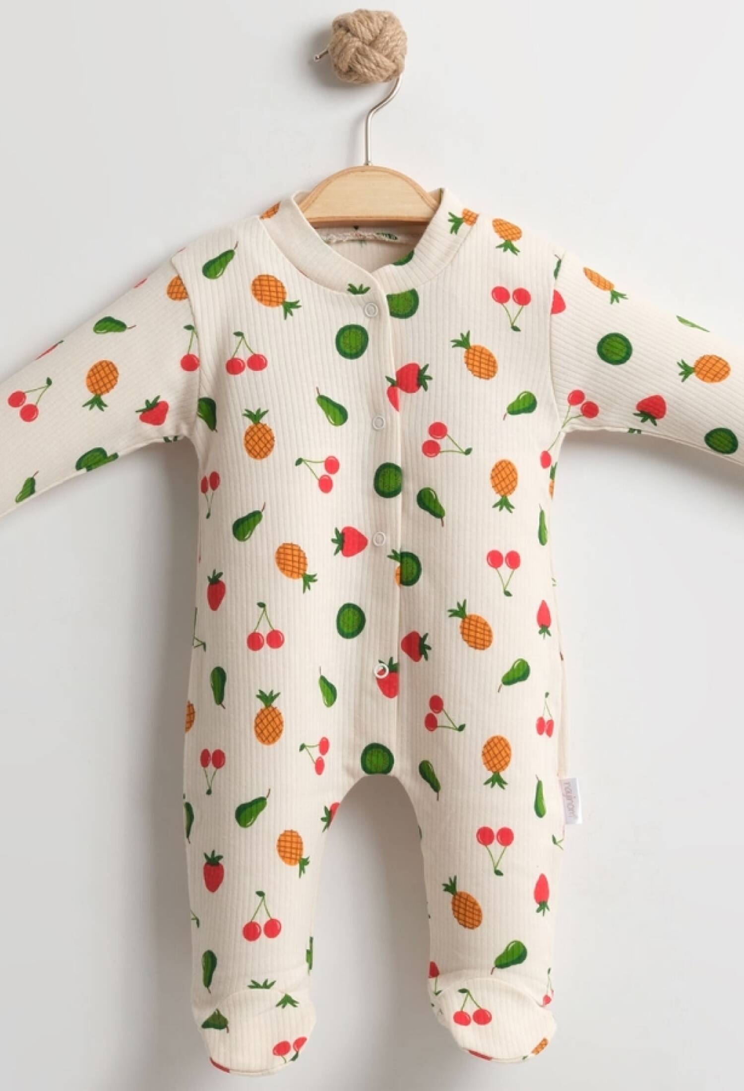 Meyve Desenli Raporlu Patikli Unisex Bebe Tulum - Brand: NAYINOM - Kids & Bby Clothes From Peralane Kids Turkey