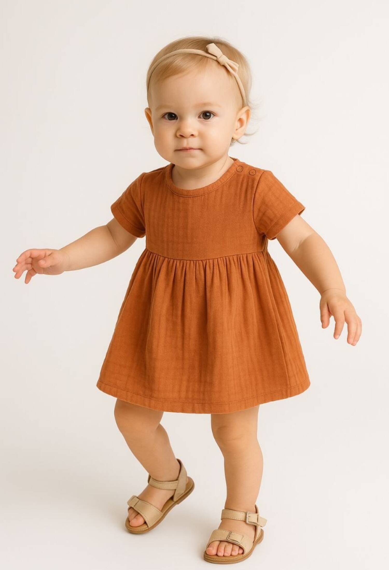 Müslin Bebek Elbise - 6224 - Brand: Verscon - Kids & Bby Clothes From Peralane Kids Turkey