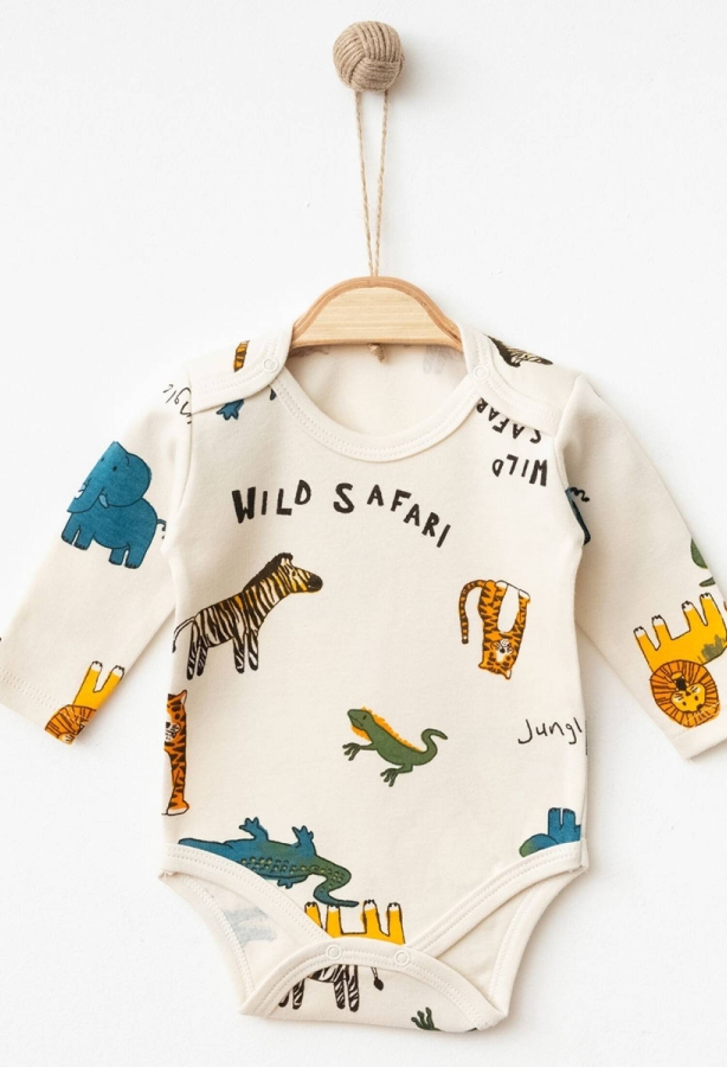 Safari Desenli Erkek Çıtçıtlı Badi - Brand: NAYINOM - Kids & Bby Clothes From Peralane Kids Turkey