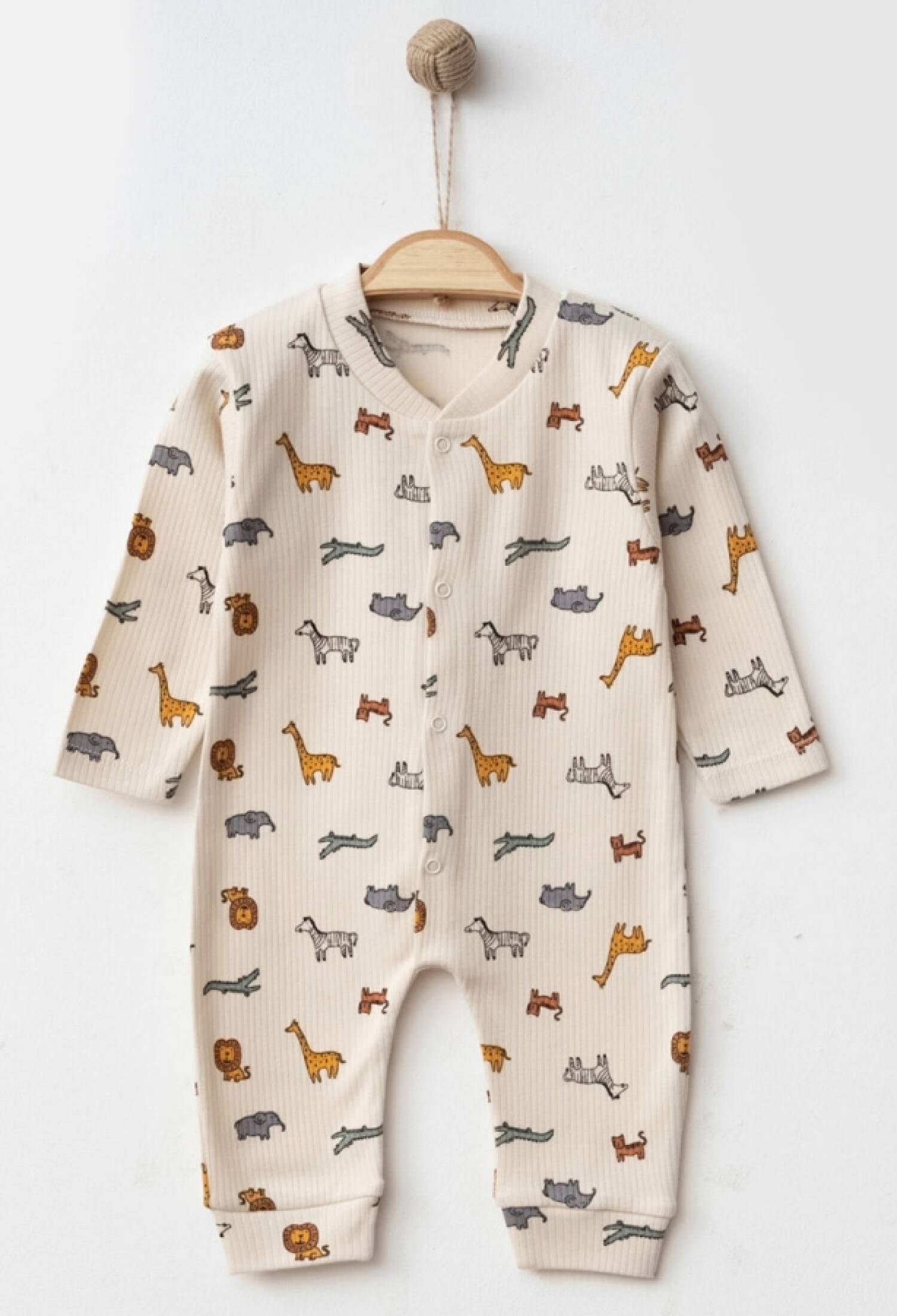 Safari Desenli Raporlu Erkek Bebe Tulum - Brand: NAYINOM - Kids & Bby Clothes From Peralane Kids Turkey