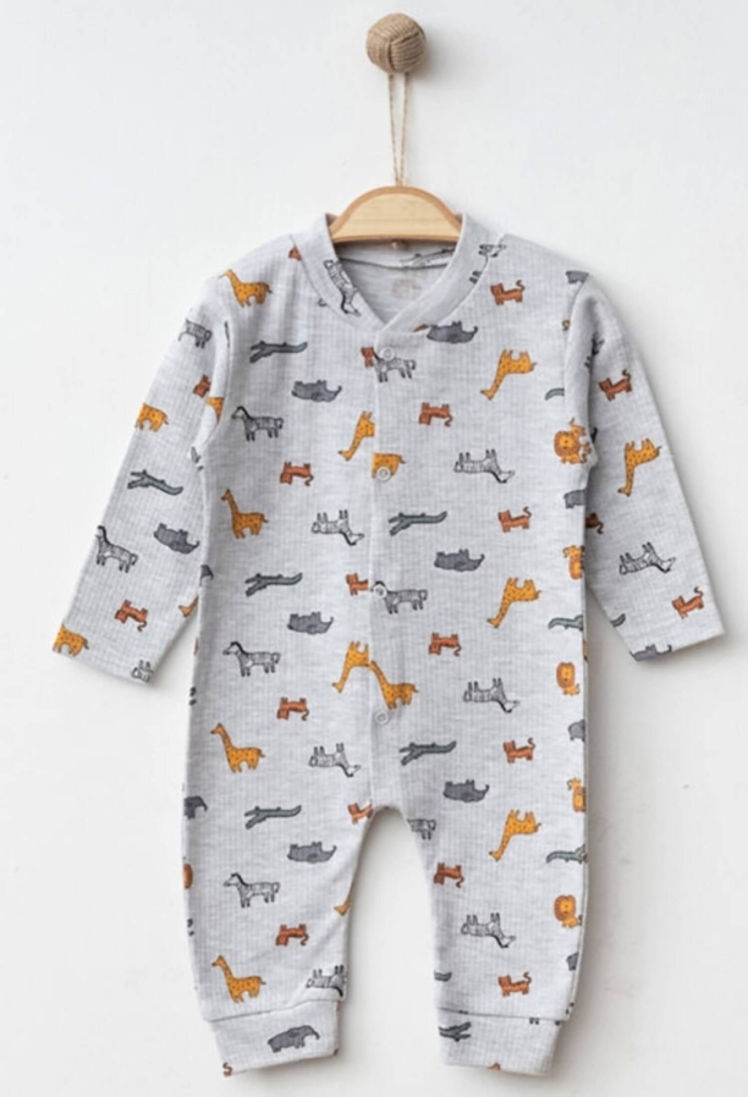 Safari Desenli Raporlu Erkek Bebe Tulum - Brand: NAYINOM - Kids & Bby Clothes From Peralane Kids Turkey