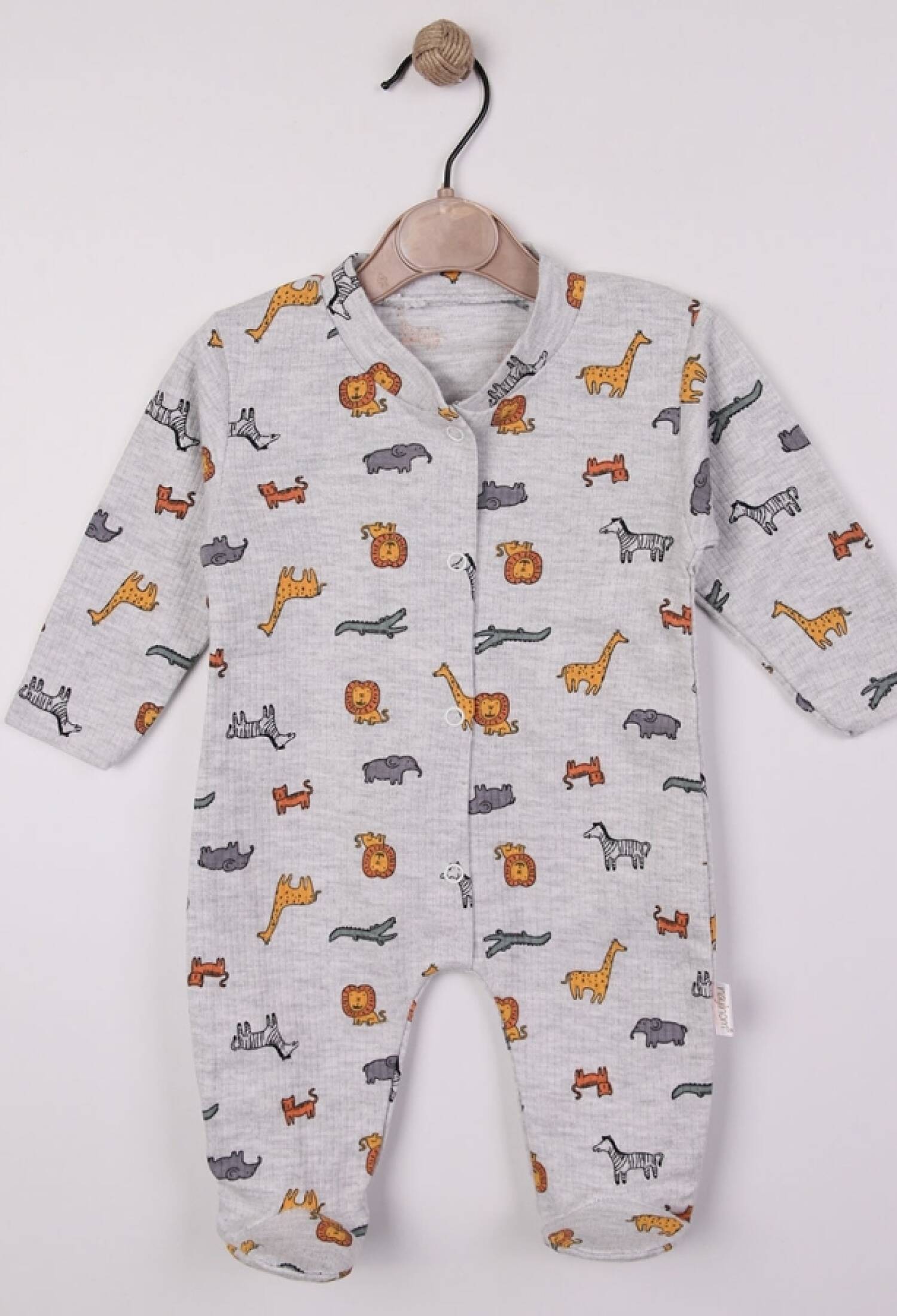 Safari Desenli Raporlu Patikli Erkek Bebe Tulum - Brand: NAYINOM - Kids & Bby Clothes From Peralane Kids Turkey