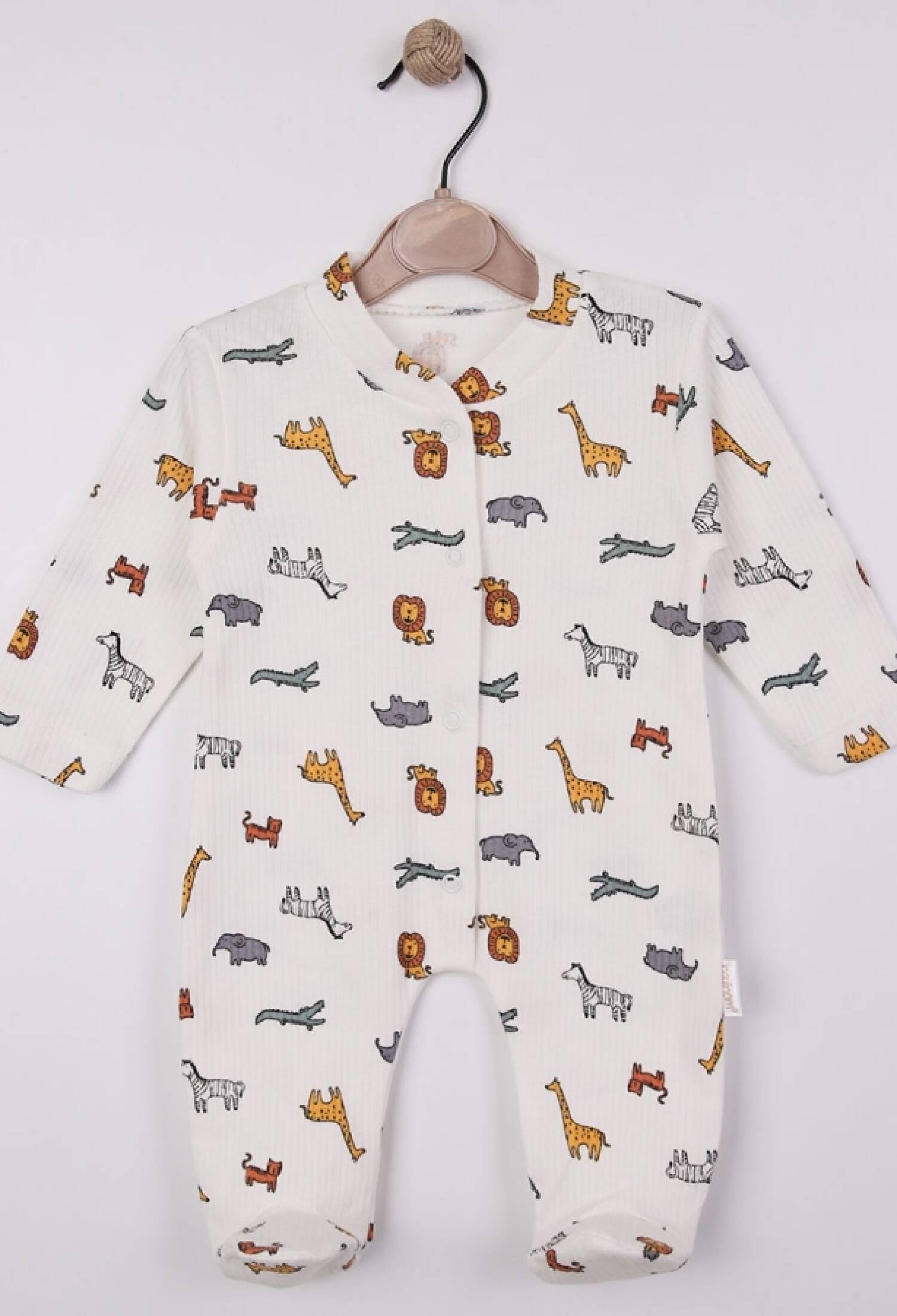 Safari Desenli Raporlu Patikli Erkek Bebe Tulum - Brand: NAYINOM - Kids & Bby Clothes From Peralane Kids Turkey