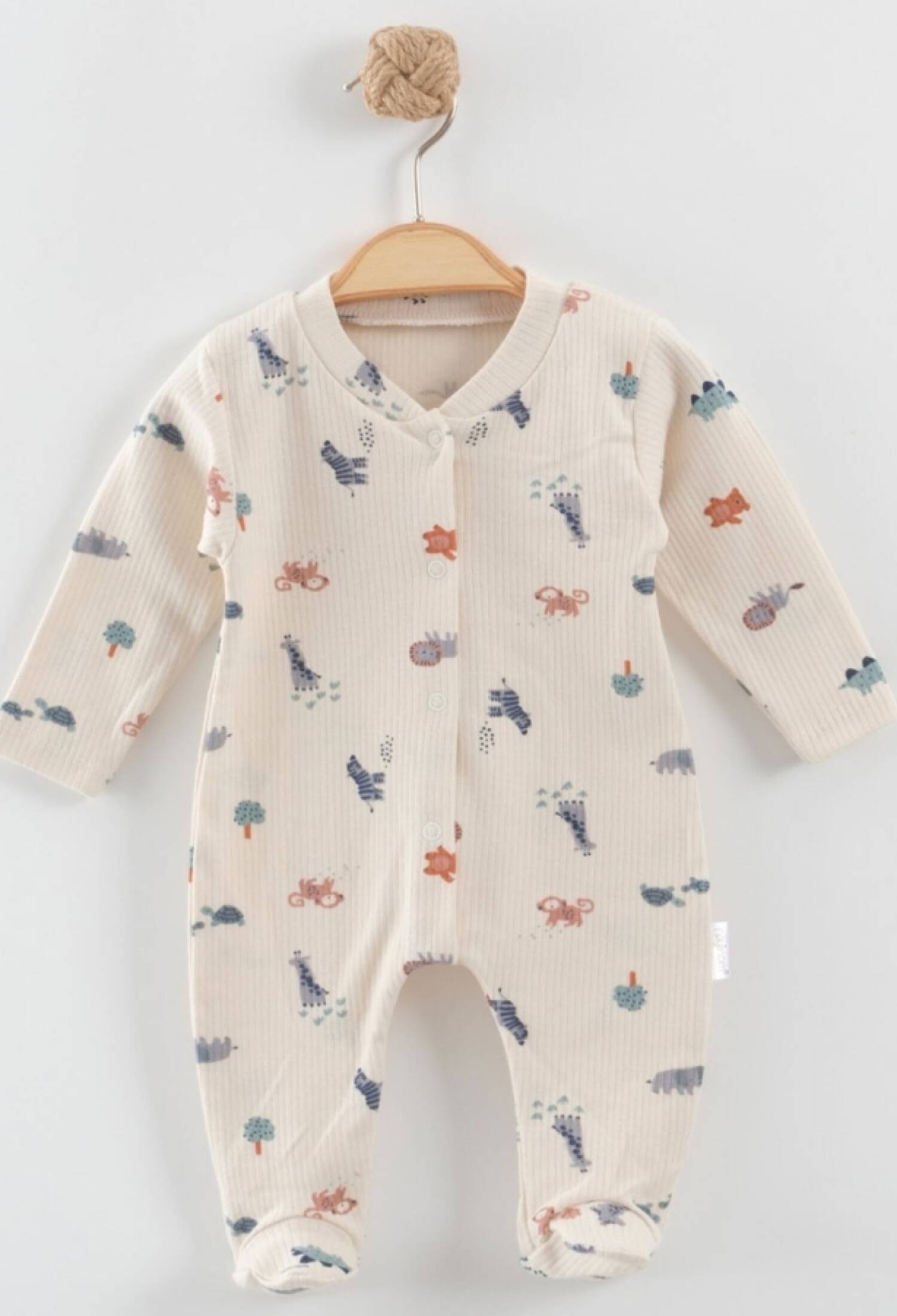 Safari Desenli Raporlu Patikli Erkek Bebe Tulum - Brand: NAYINOM - Kids & Bby Clothes From Peralane Kids Turkey