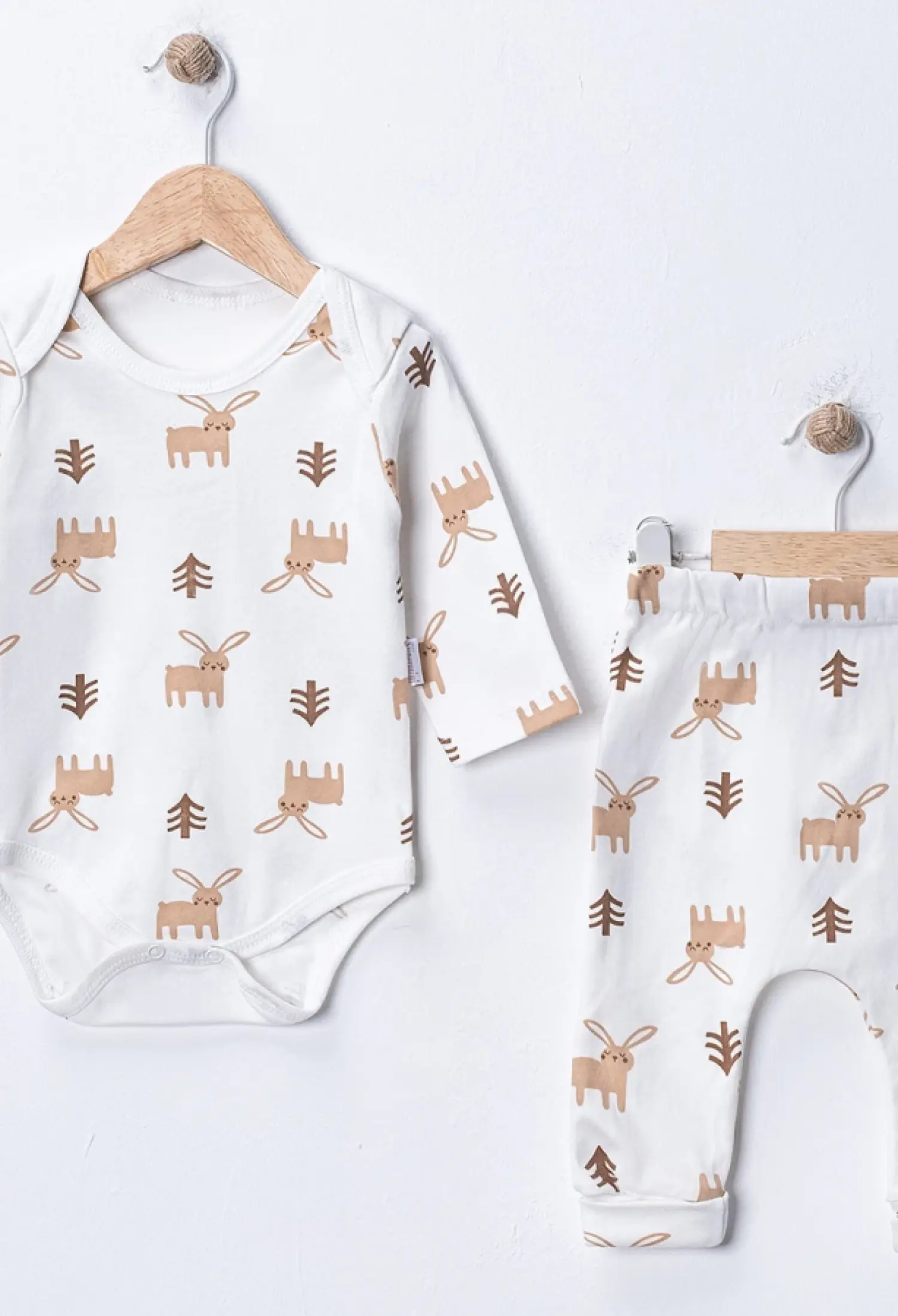 Tavşan Desenli Erkek Bebe Takım - Brand: SÜPERMİNİ - Kids & Bby Clothes From Peralane Kids Turkey