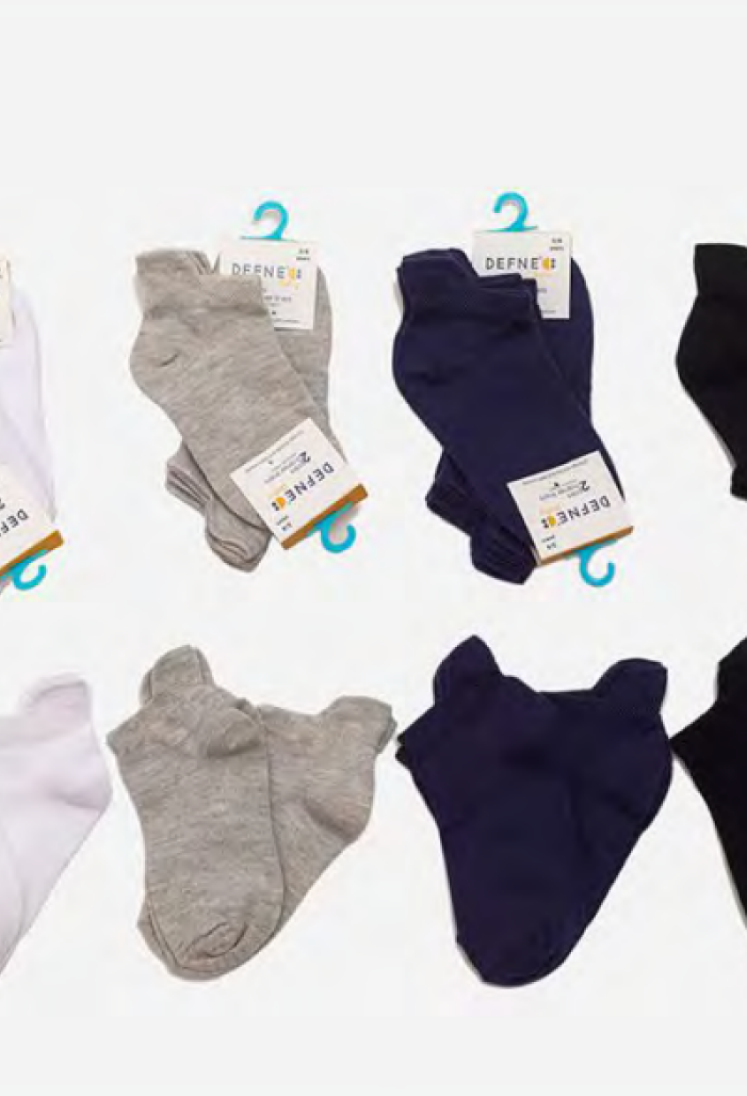 Toptan 24 Çift Bebe Patik Çorap (Kutu) 1064-DFN2P-E008-22(6-12) - 1064-DFN2P-E008-22(6-12) - Brand: Defne - Kids & Bby Clothes From Peralane Kids Turkey