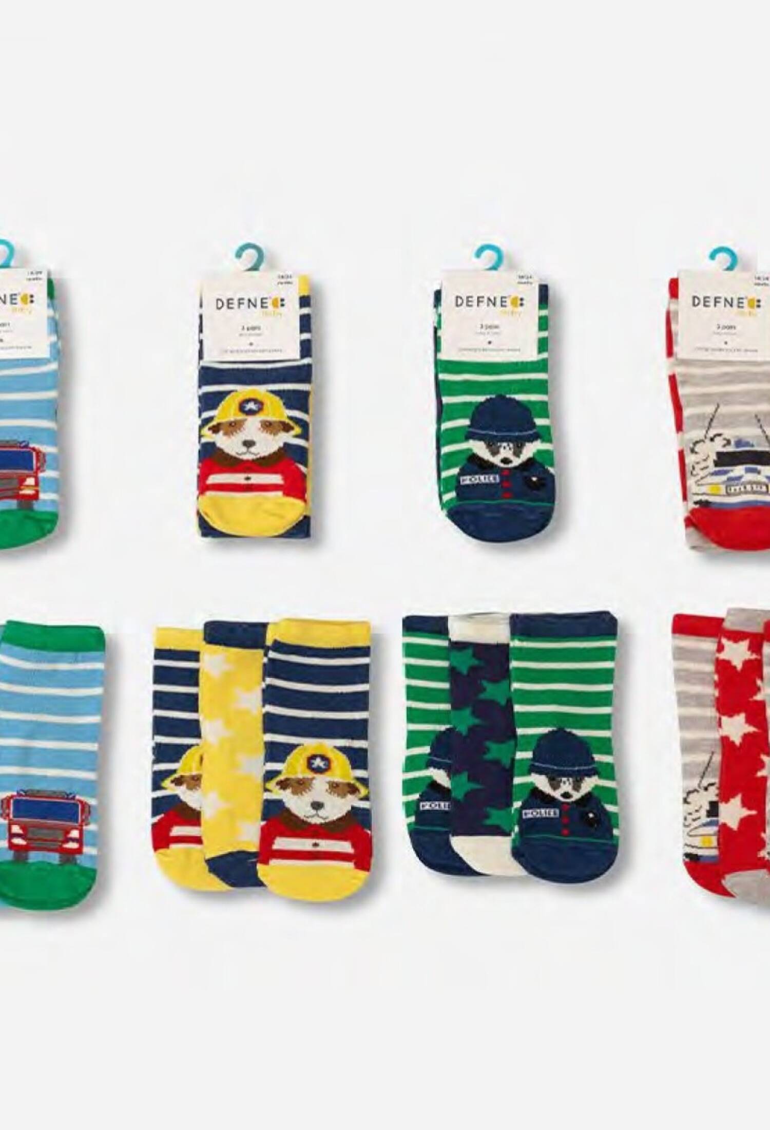 Toptan 24'lü Bebek Çorap 6-12M 1064-DFN3-E018-22(6-12) - 1064-DFN3-E018-22(6-12) - Brand: Defne - Kids & Bby Clothes From Peralane Kids Turkey