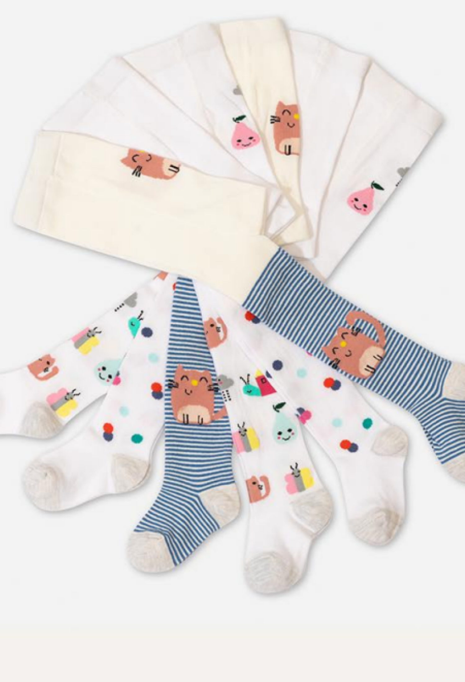 Toptan 6'lı Bebek Külotlu Çorap 1064-KLT-018(0-6) - 1064-KLT-018(0-6) - Brand: Defne - Kids & Bby Clothes From Peralane Kids Turkey