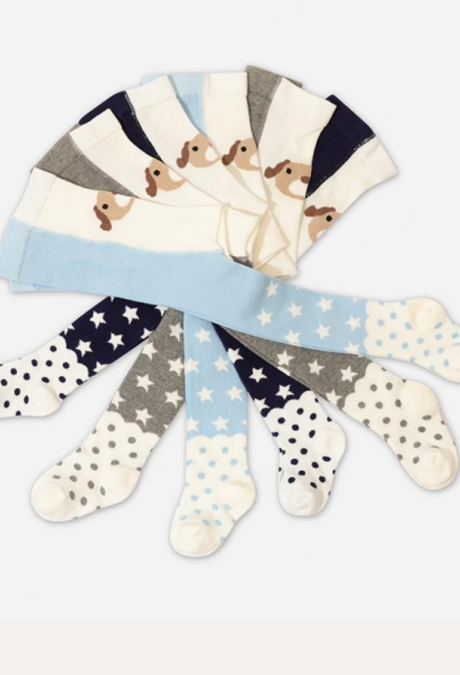 Toptan 6'lı Erkek Bebek Külotlu Çorap 1064-EKLT-006-21 - 1064-EKLT-006-21 - Brand: Defne - Kids & Bby Clothes From Peralane Kids Turkey