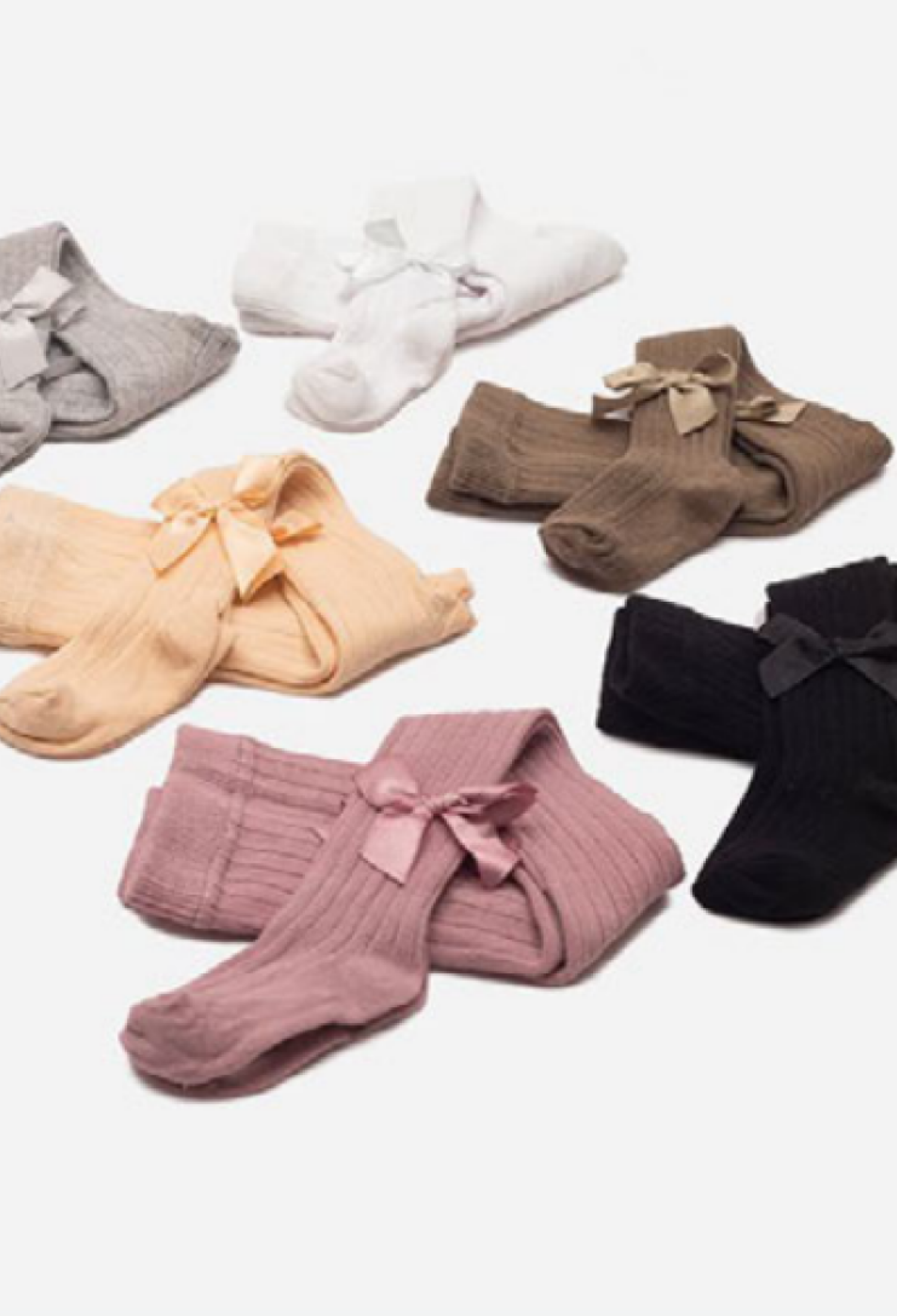 Toptan 6'lı Kurdele Detaylı Kız Çocuk Külotlu Çorap 1064-ÇKLT-012-21(3-4) - 1064-ÇKLT-012-21(3-4) - Brand: Defne - Kids & Bby Clothes From Peralane Kids Turkey