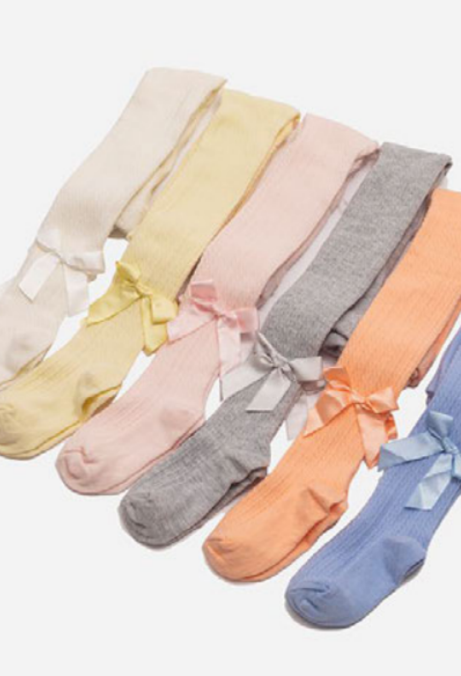 Toptan 6'lı Kurdele Detaylı Külotlu Çorap 1064-ÇKLT-011-21(5-6) - 1064-ÇKLT-011-21(5-6) - Brand: Defne - Kids & Bby Clothes From Peralane Kids Turkey